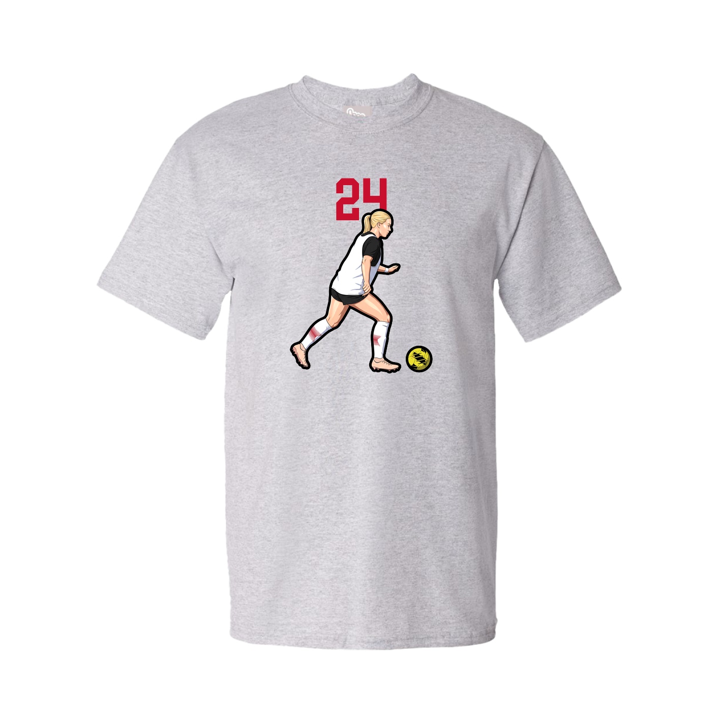 Tee — Number Top in Grey