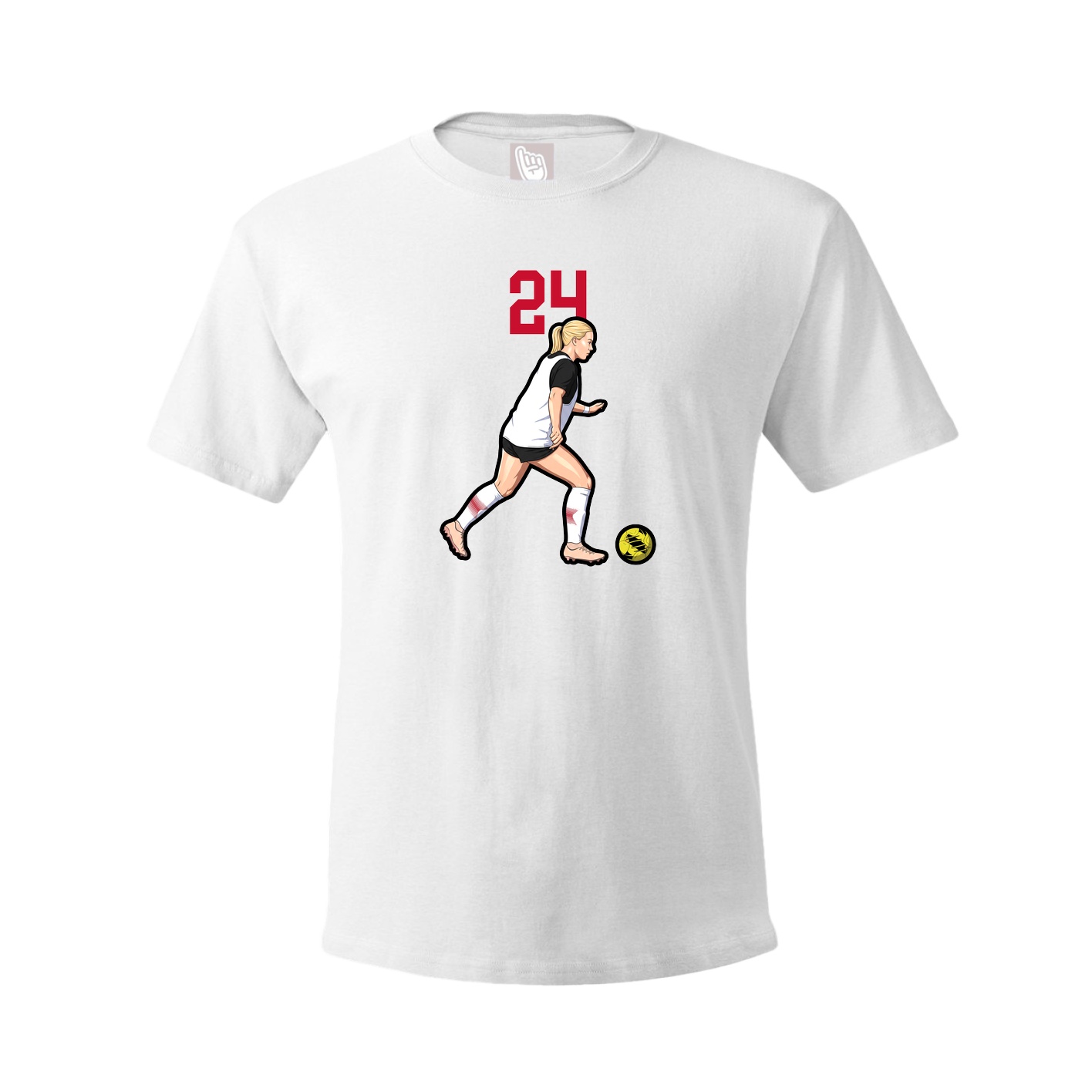 Tee — Number Top in White