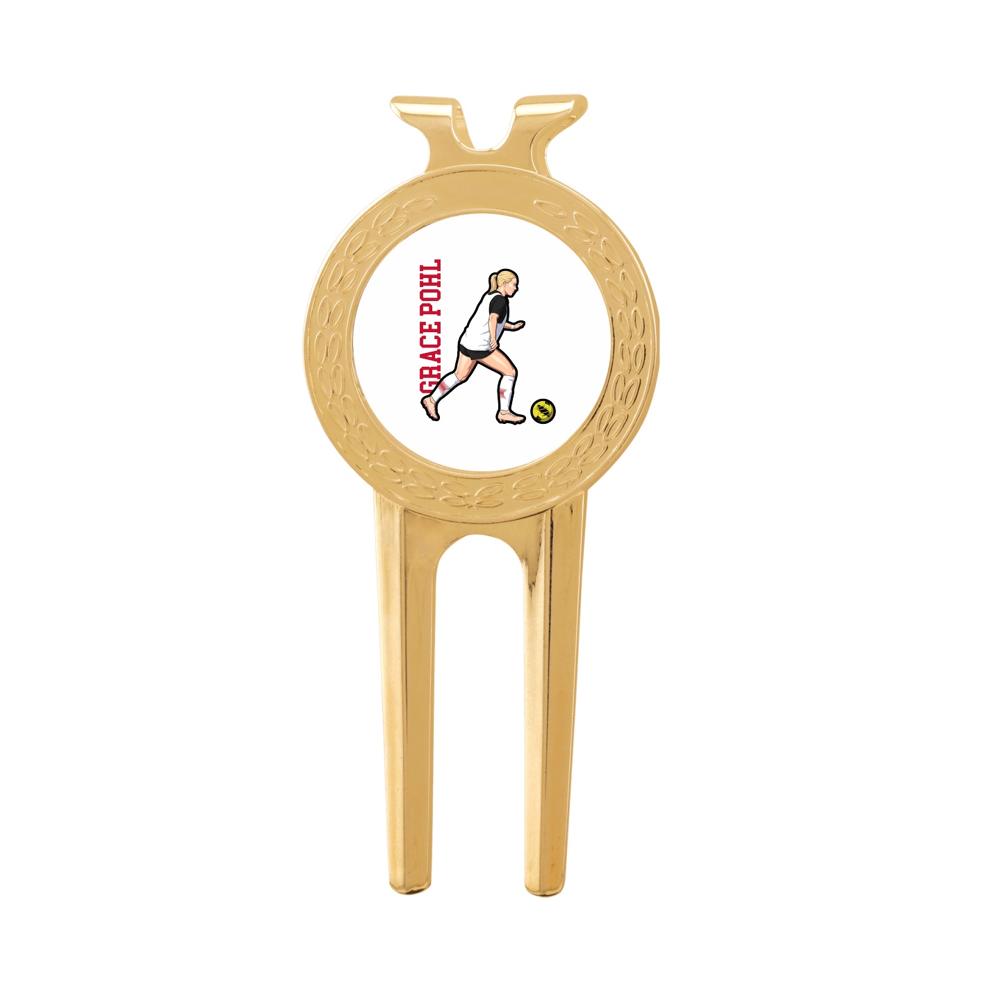 Divot Tool with Ball Marker — Name Vertical in Classic