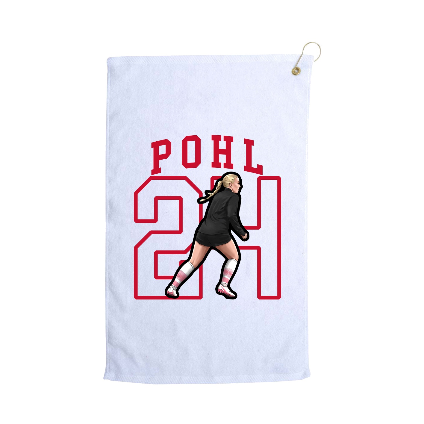 Golf Towel — Shirsey in White