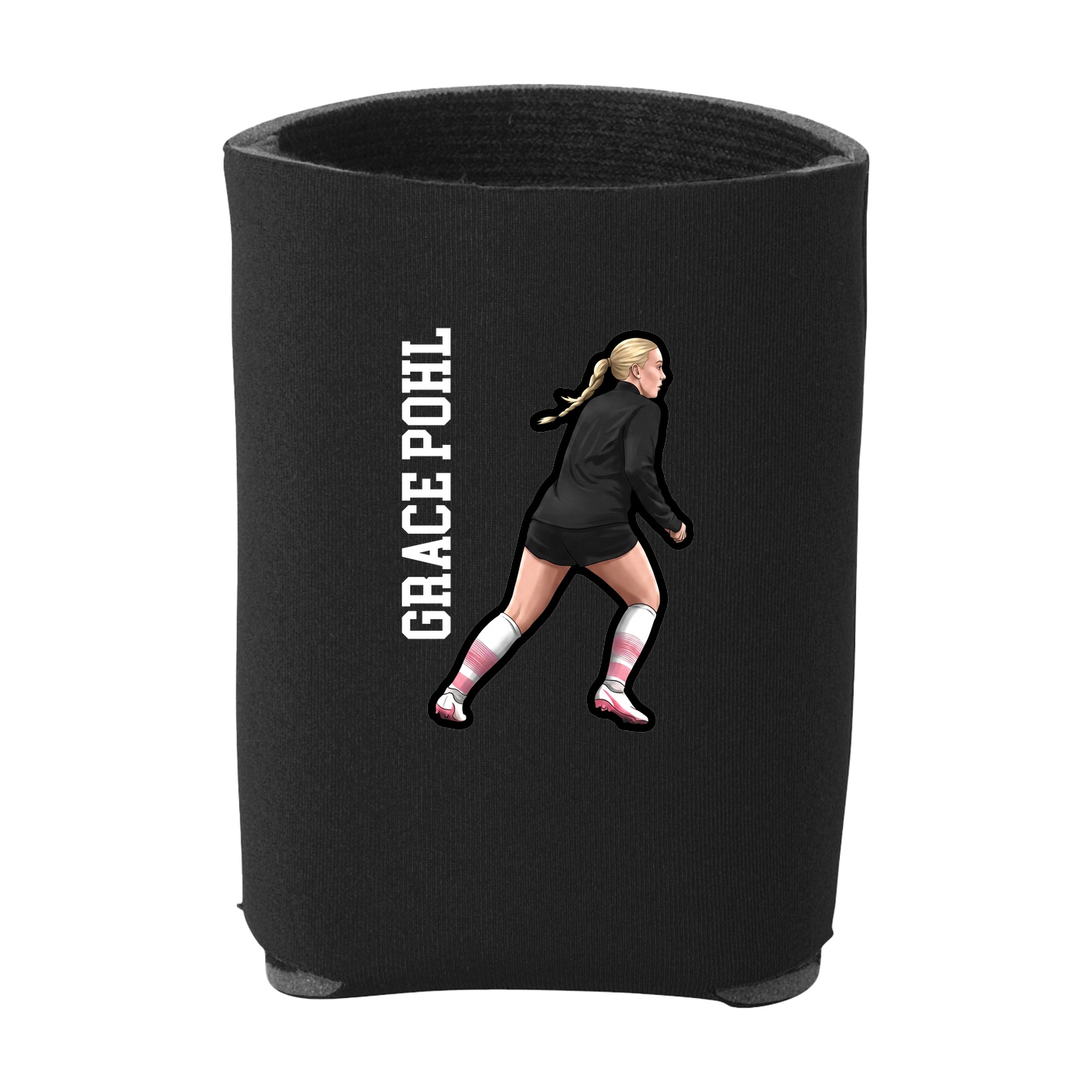 Can Holder — Name Vertical in Black