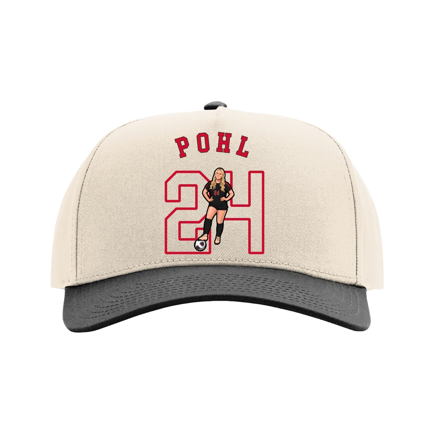 Full Fabric Five-Panel Champ Cap
