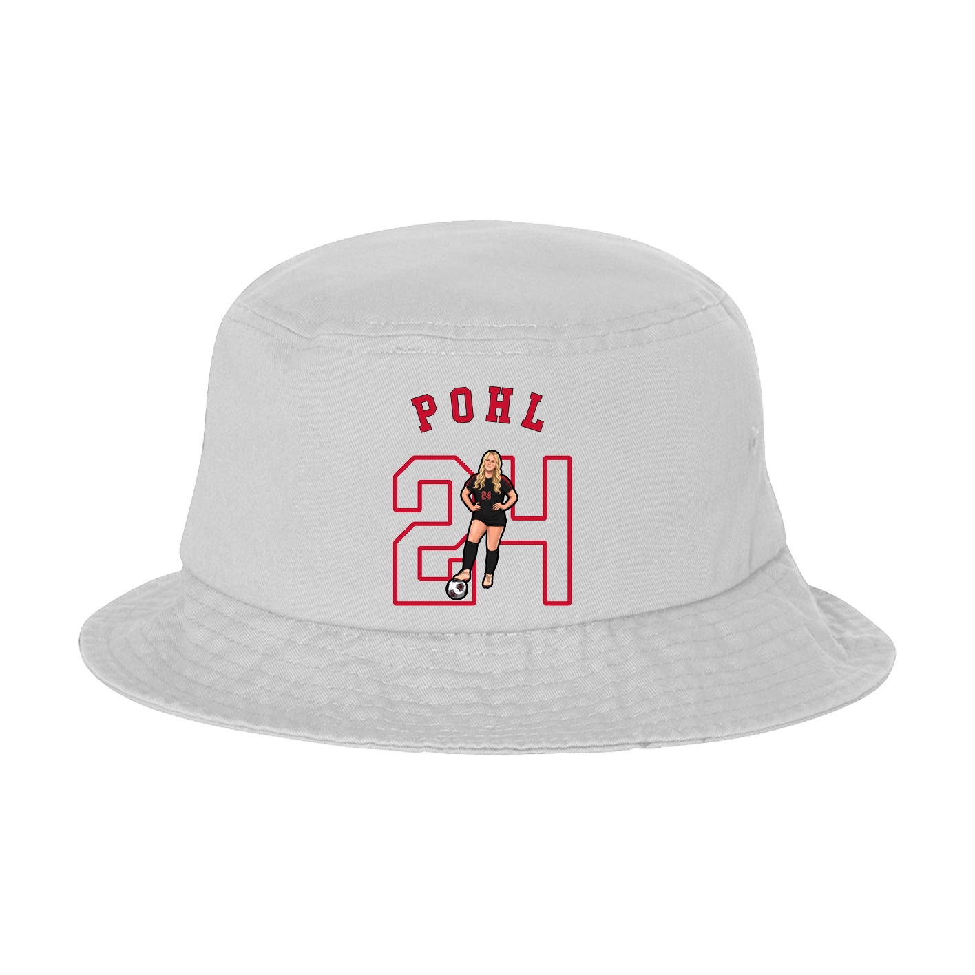 Bucket Cap — Shirsey Arch in White