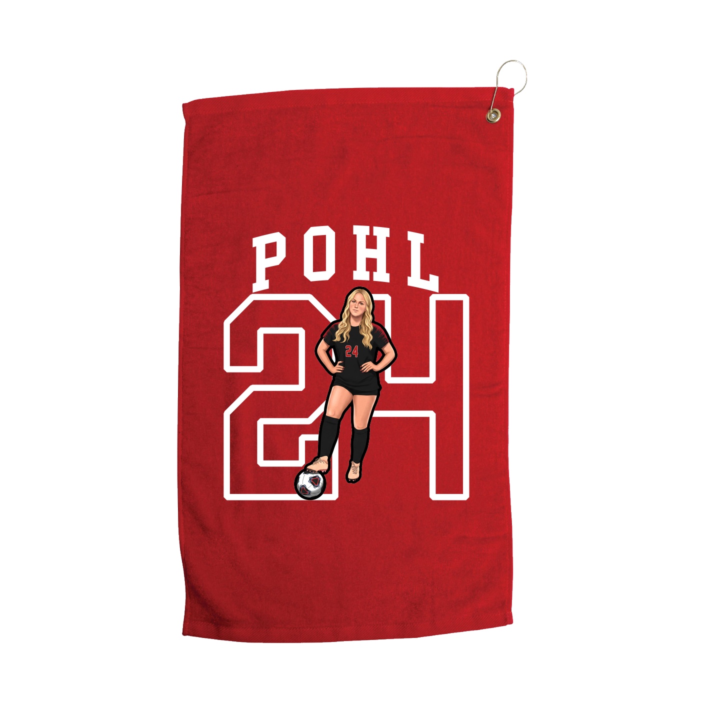 Golf Towel — Shirsey in Red