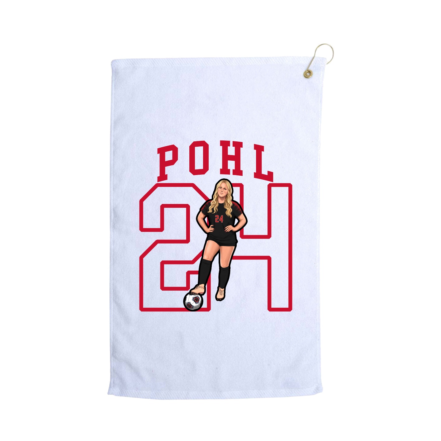 Golf Towel — Shirsey in White