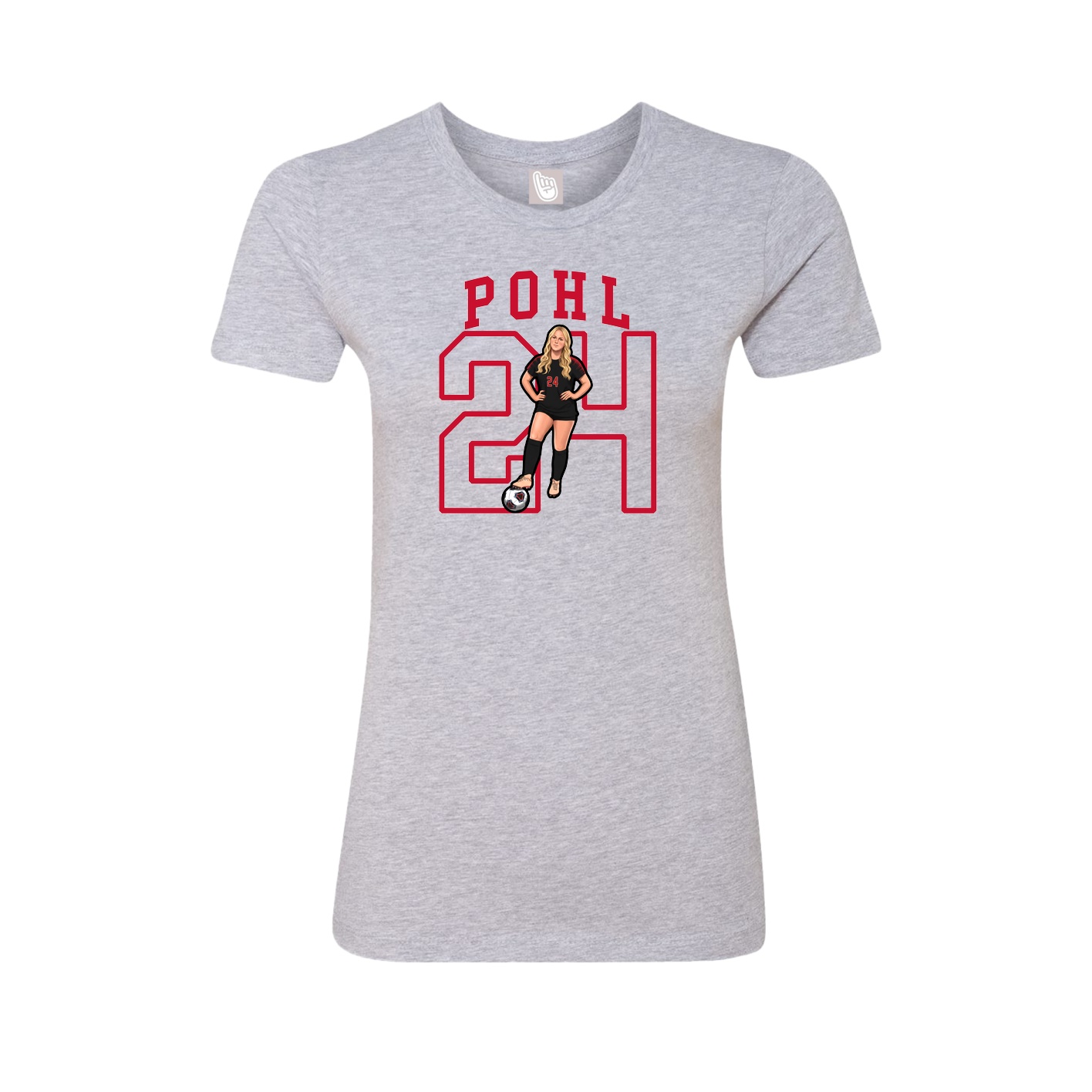 Womens Tee — Shirsey in Grey