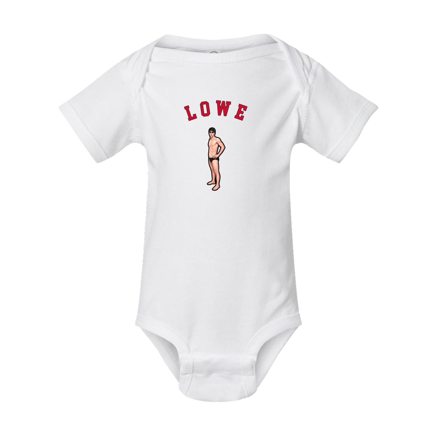 Baby Onesie — Shirsey Arch in White