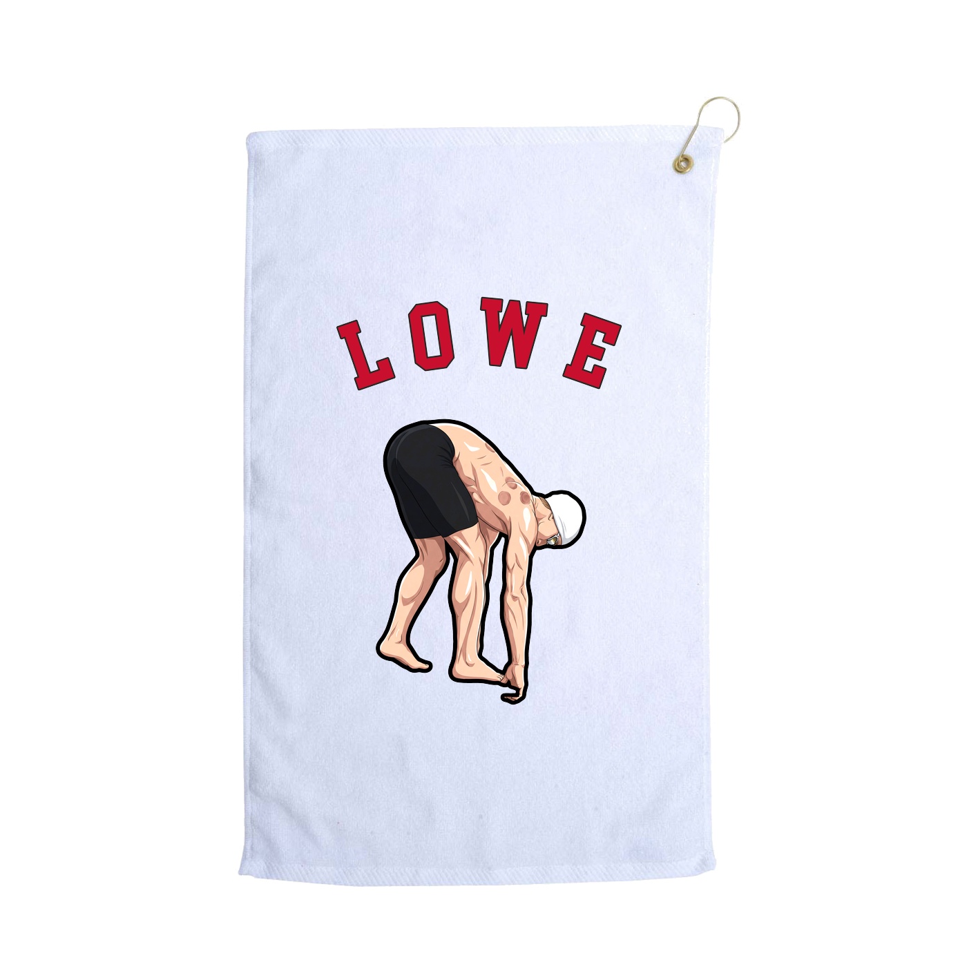 Golf Towel — Shirsey Arch in White