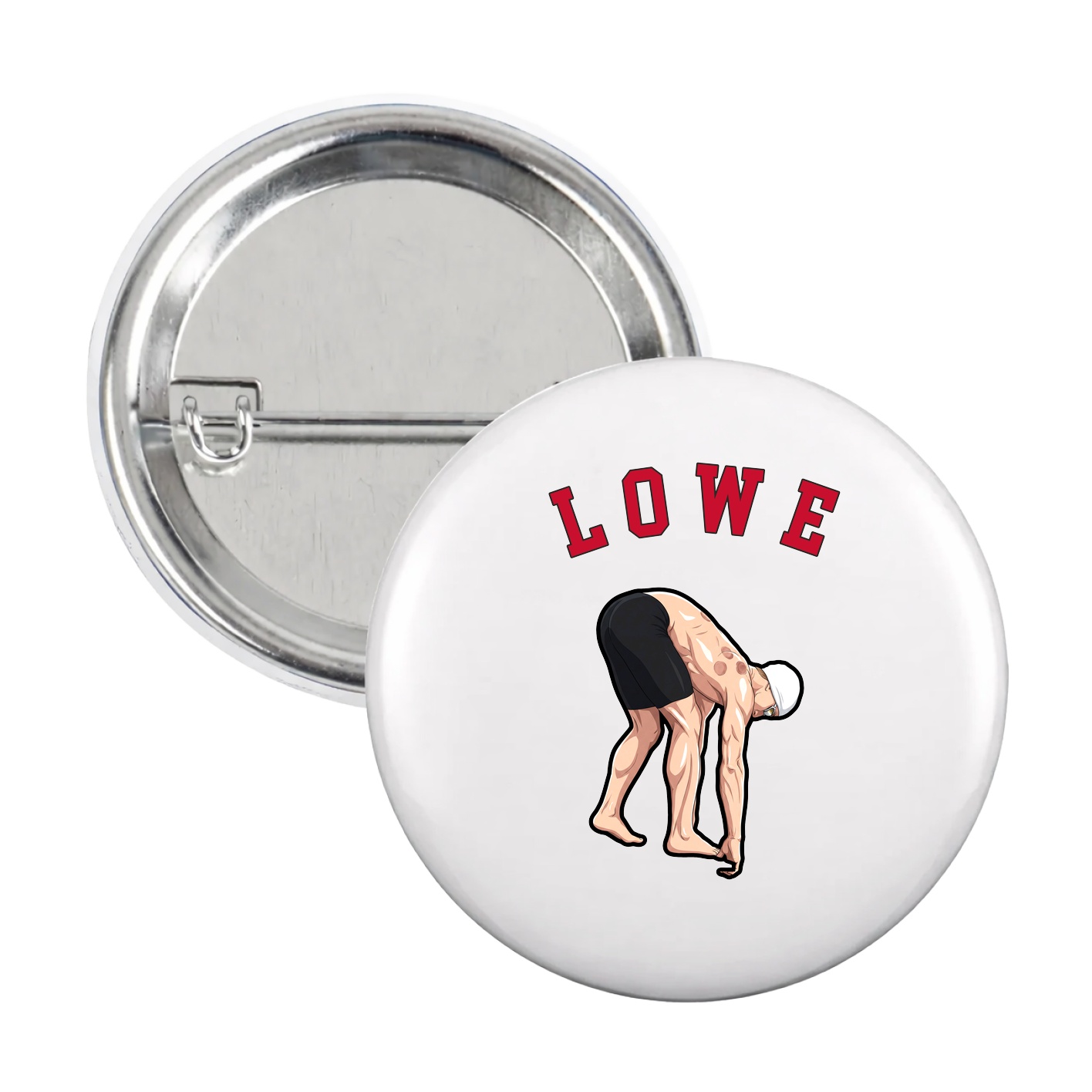 Game Day Button — Shirsey Arch in White