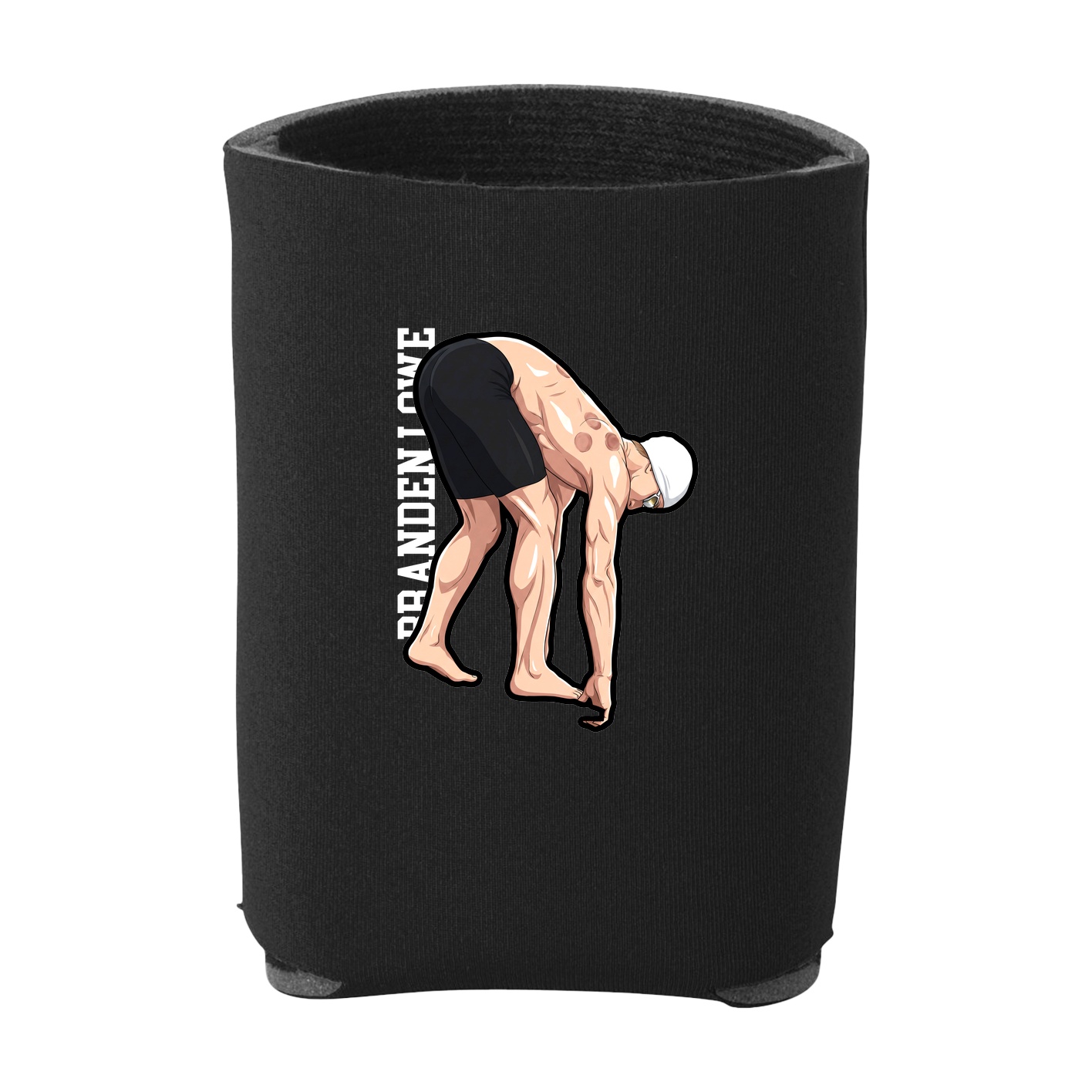 Can Holder — Name Vertical in Black