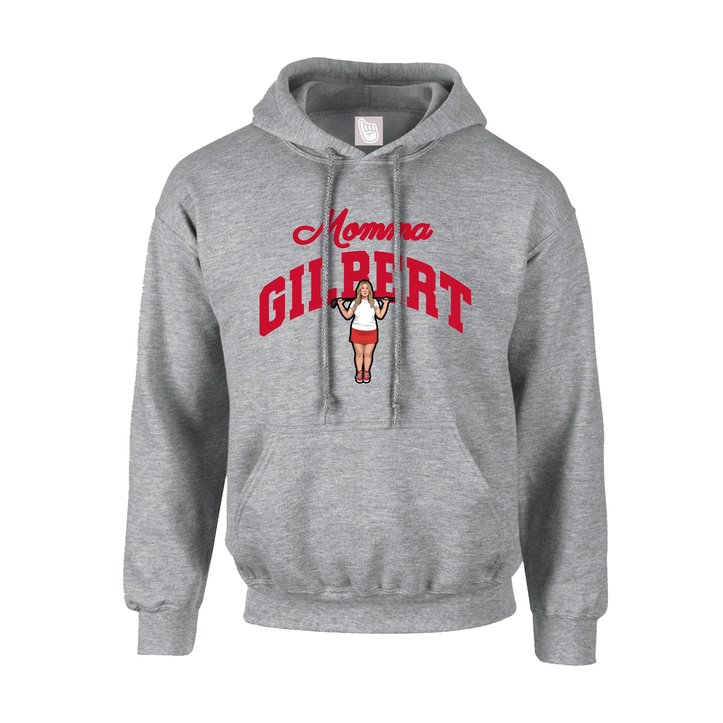 Hoodie — Mothers Day Arch in Grey