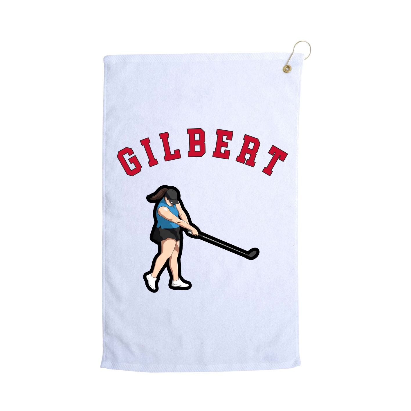 Golf Towel — Shirsey Arch in White