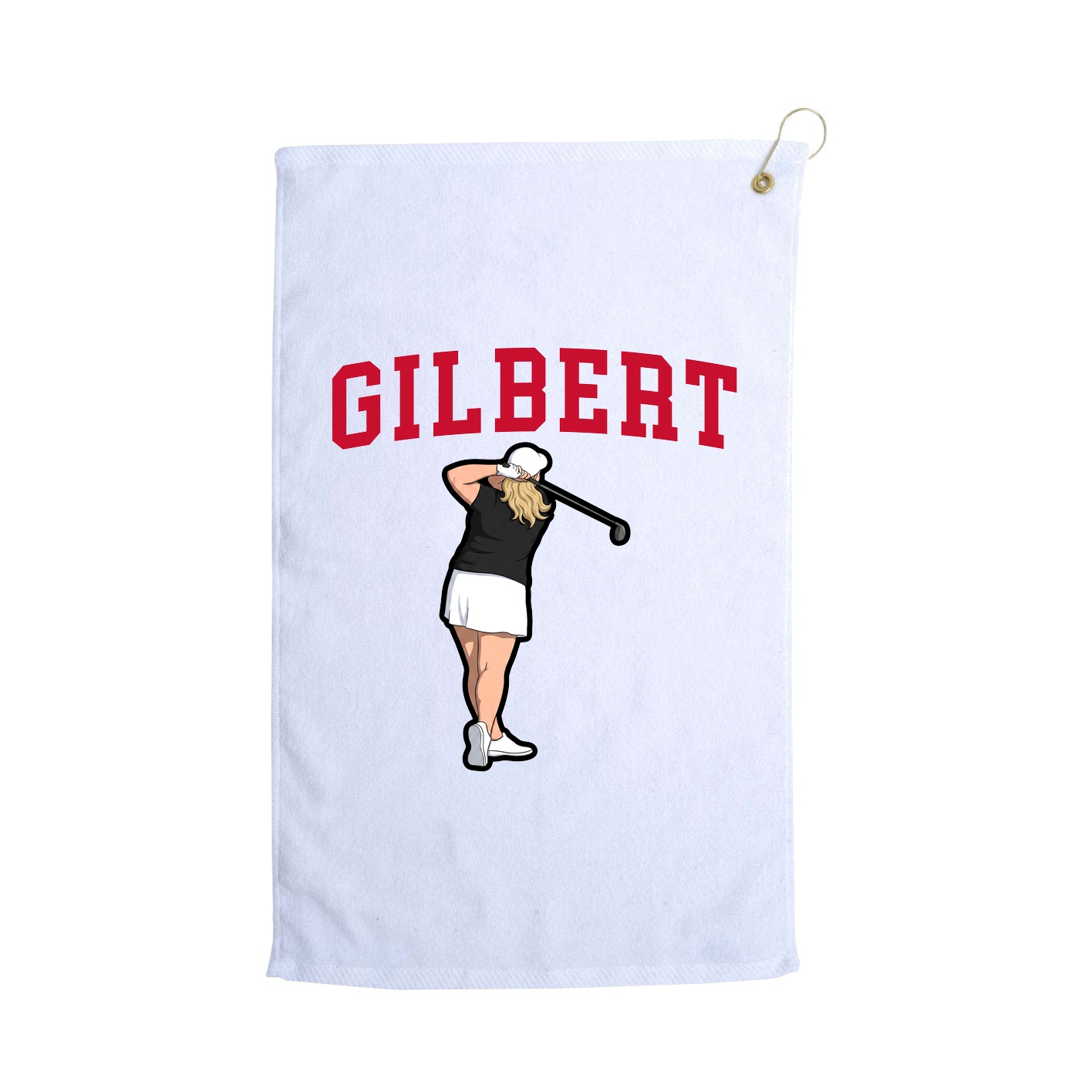 Golf Towel — Shirsey in White