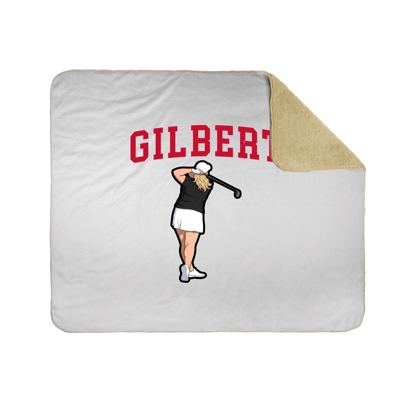 Throw Blanket — Shirsey in White