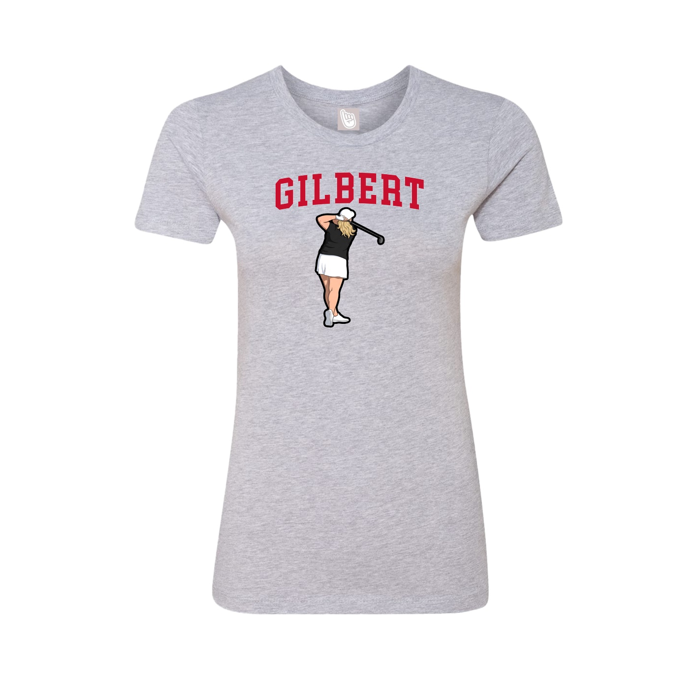 Fitted Women's Tee — Shirsey in Grey