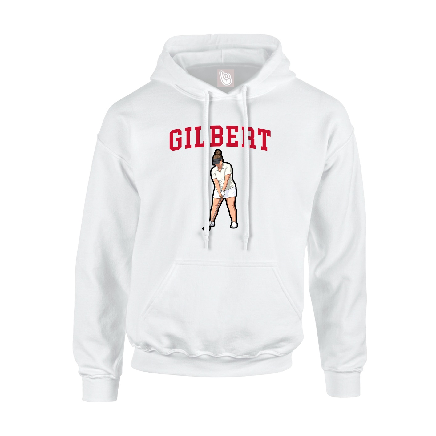 Hoodie — Shirsey in White