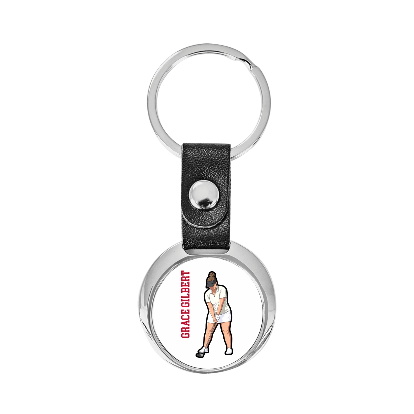 Key Chain — Name Vertical in Classic
