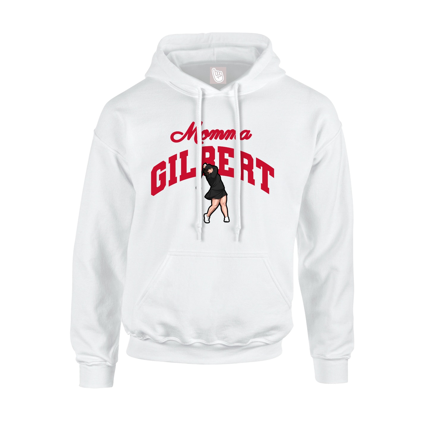 Youth Hoodie — Mothers Day Arch in White