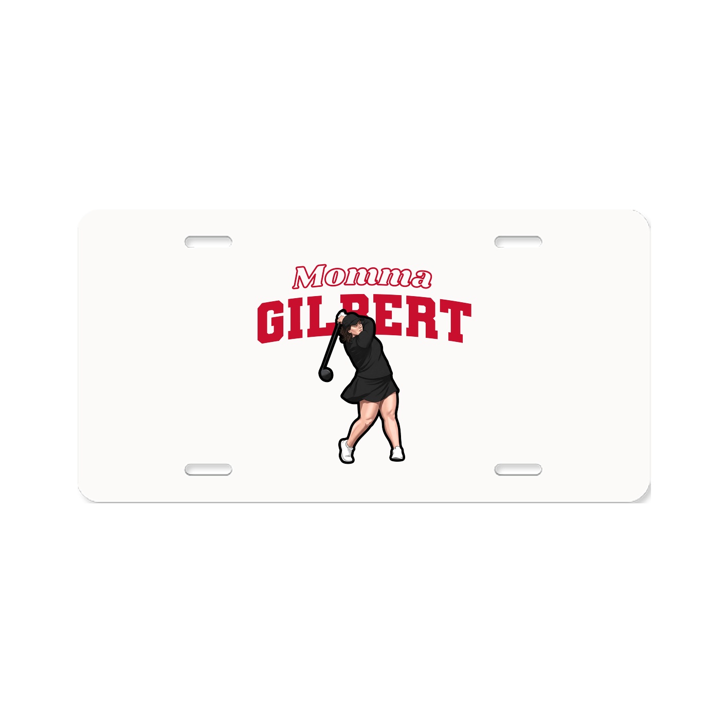 License Plate — Mothers Day Block in Classic