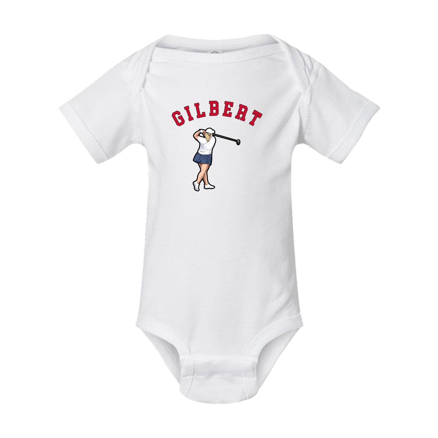 Baby Onesie — Shirsey Arch in White