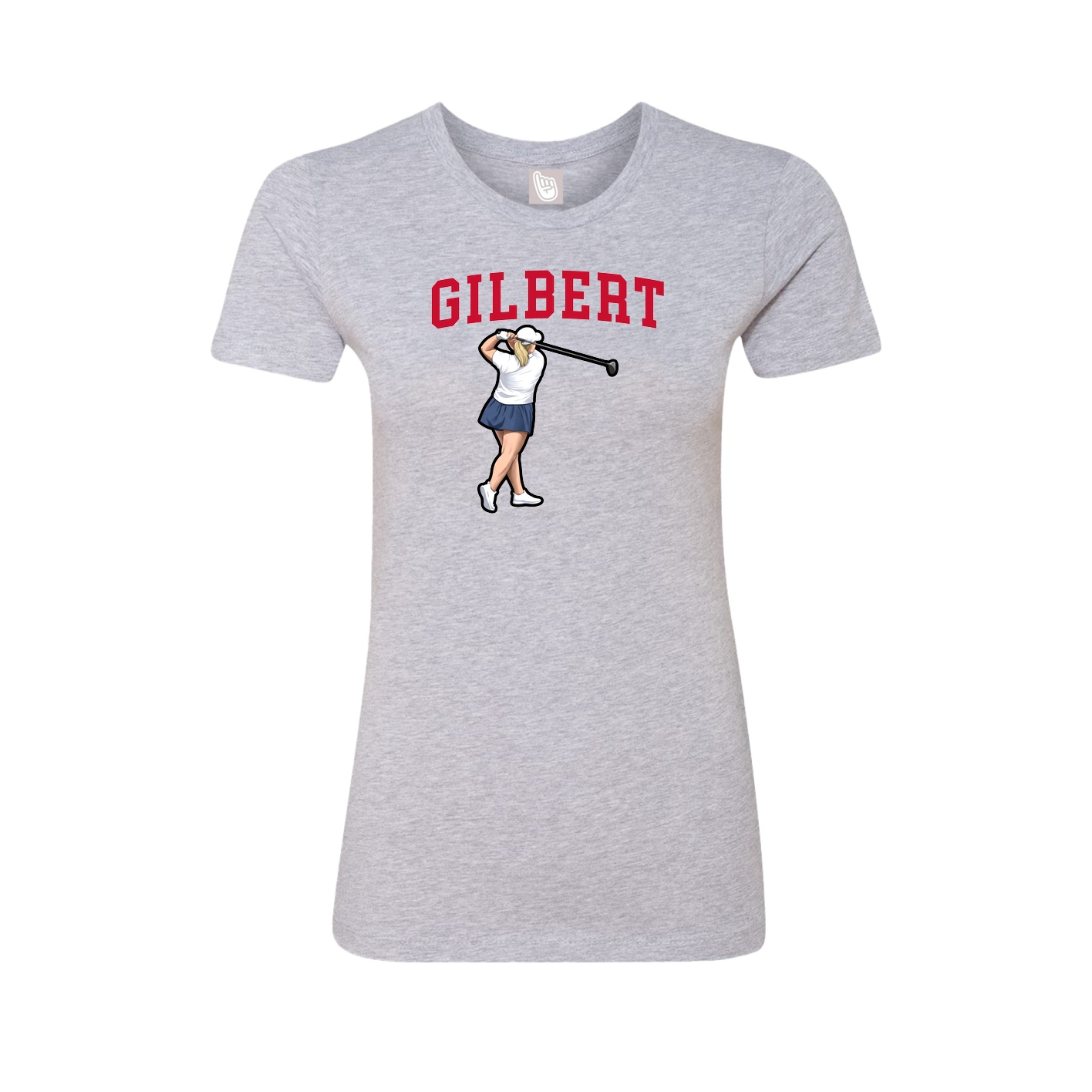 Fitted Women's Tee — Shirsey in Grey
