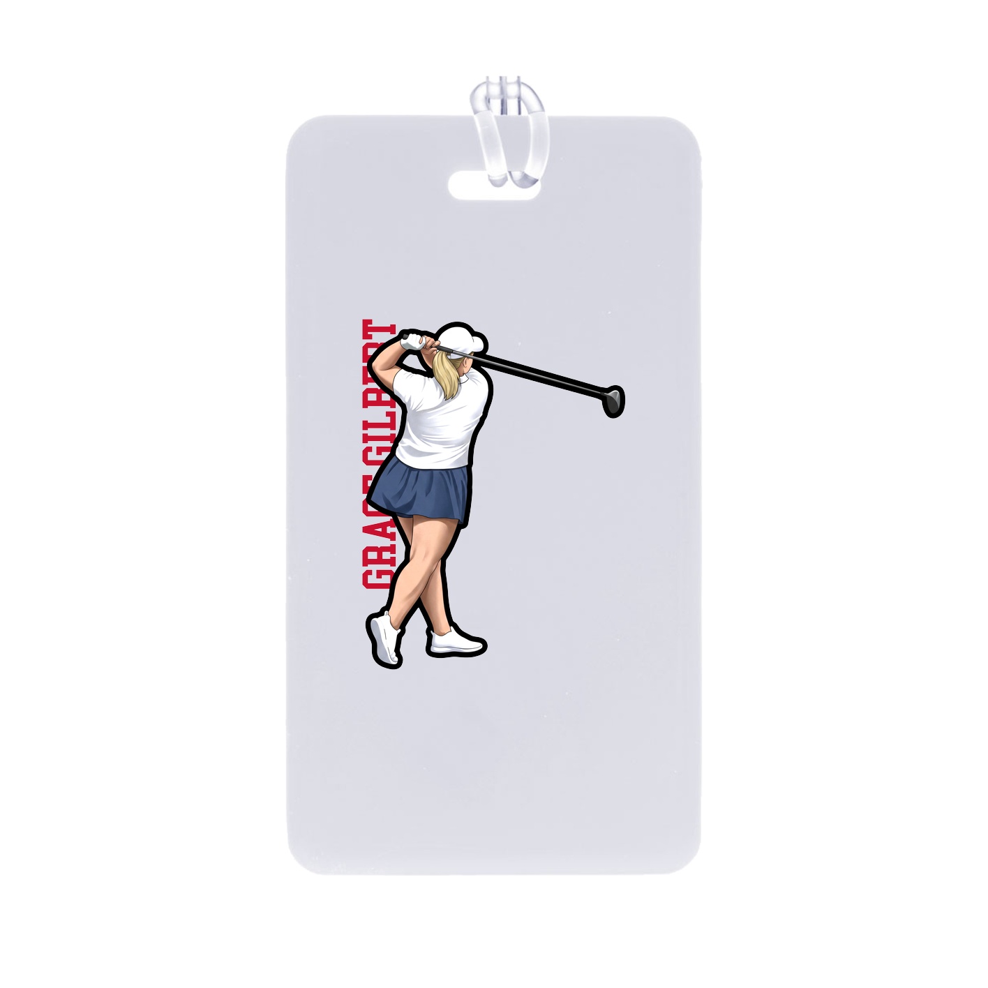 Bag Tag — Name Vertical in Classic