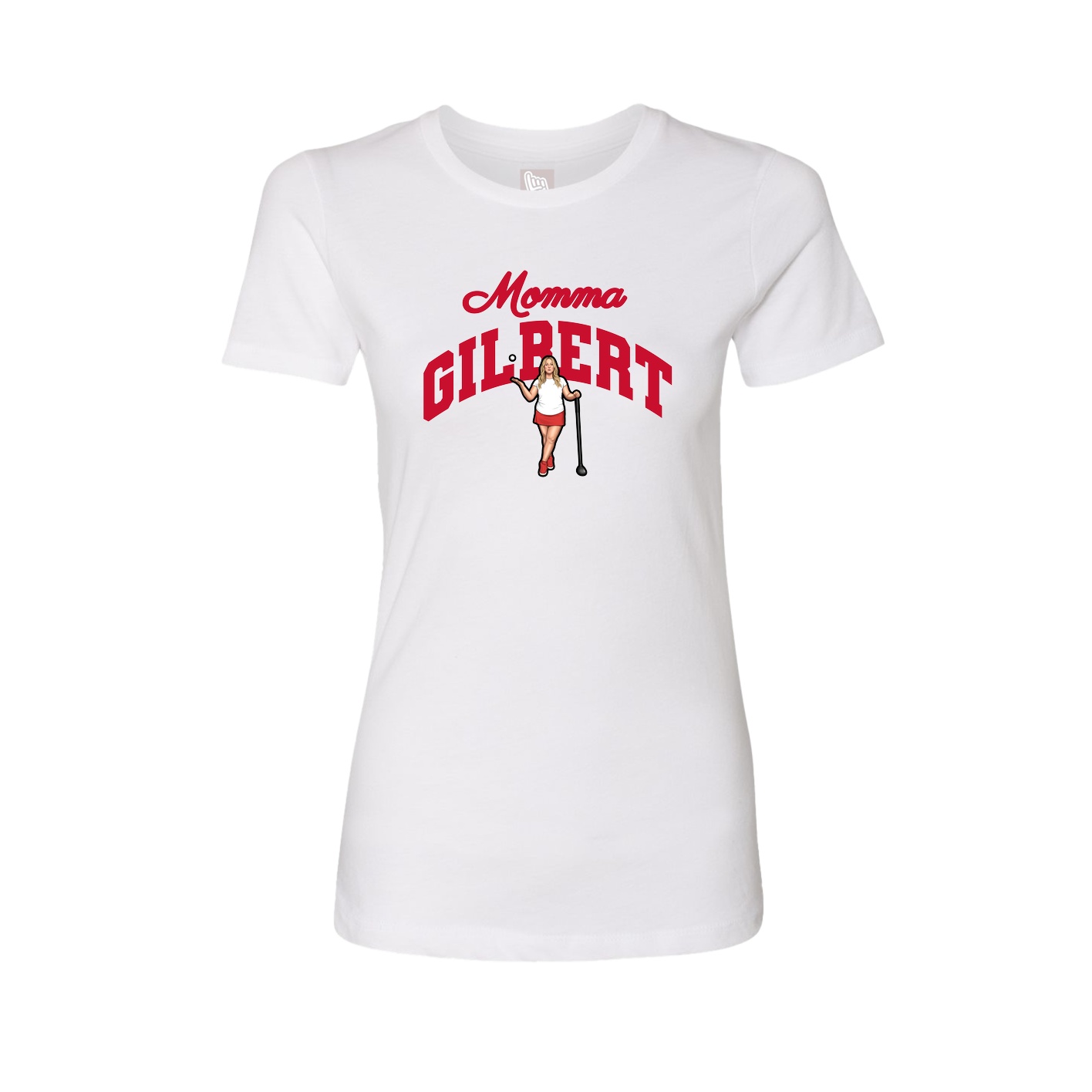 Womens Tee — Mothers Day Arch in White