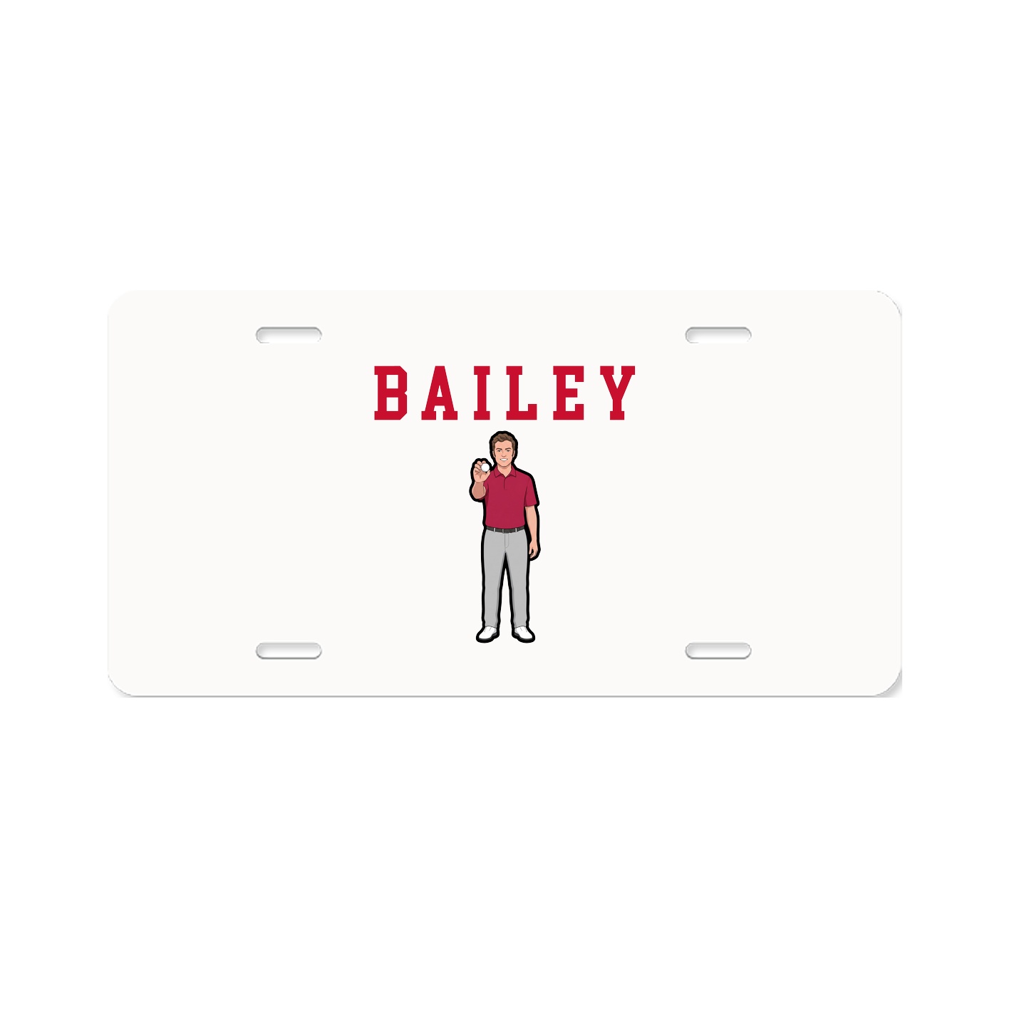 License Plate — Shirsey in Classic