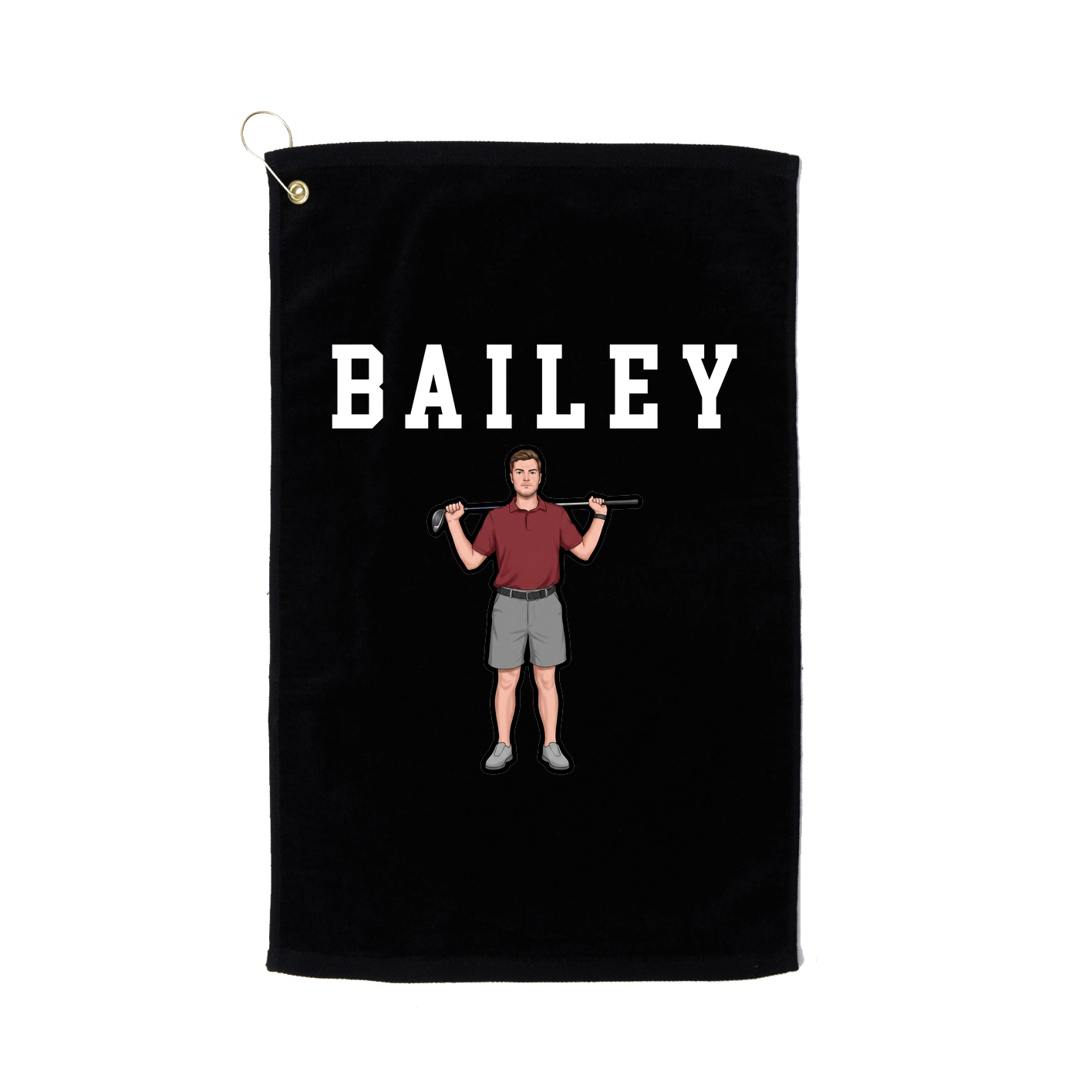 Golf Towel — Shirsey in Black