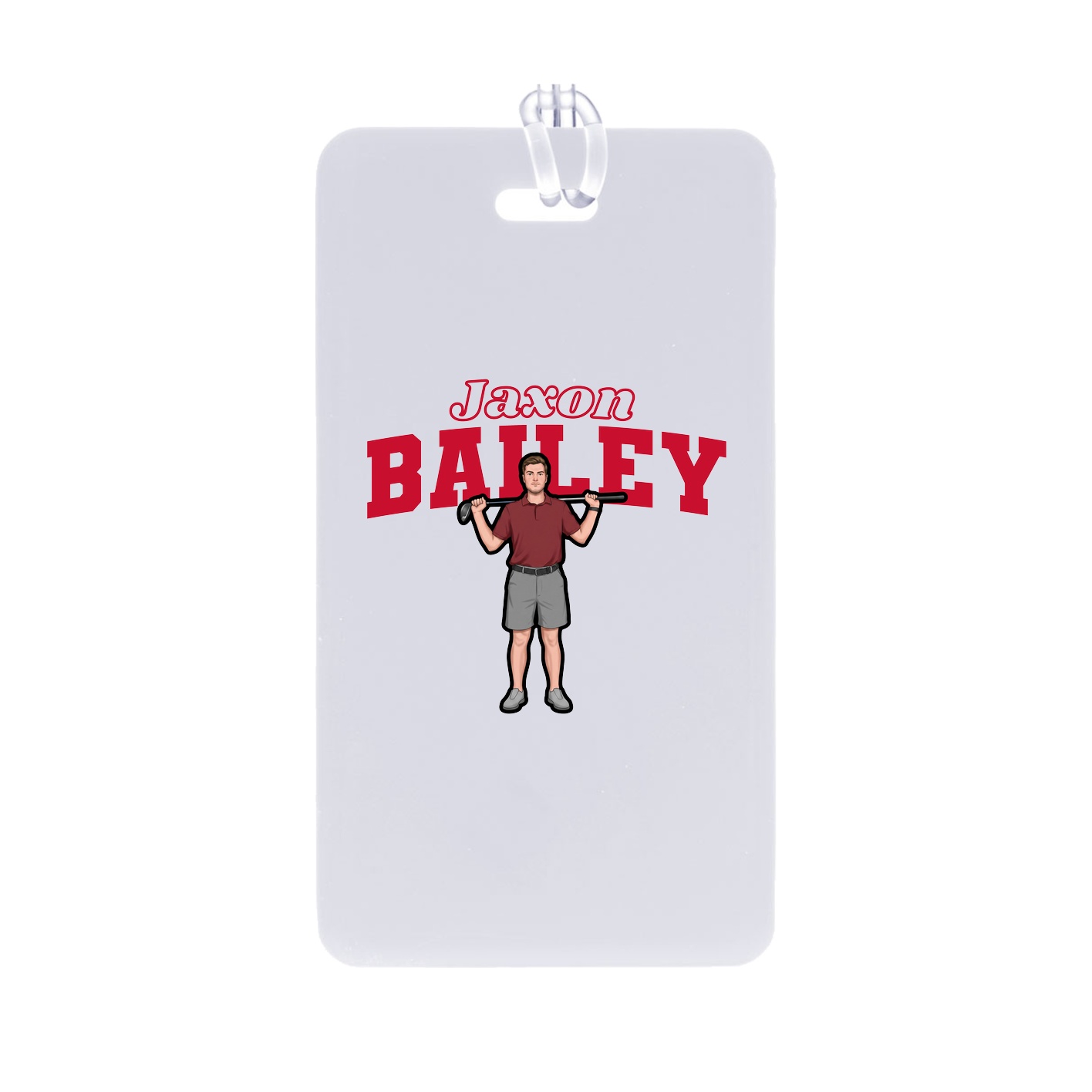 Bag Tag — Name Arch in Classic