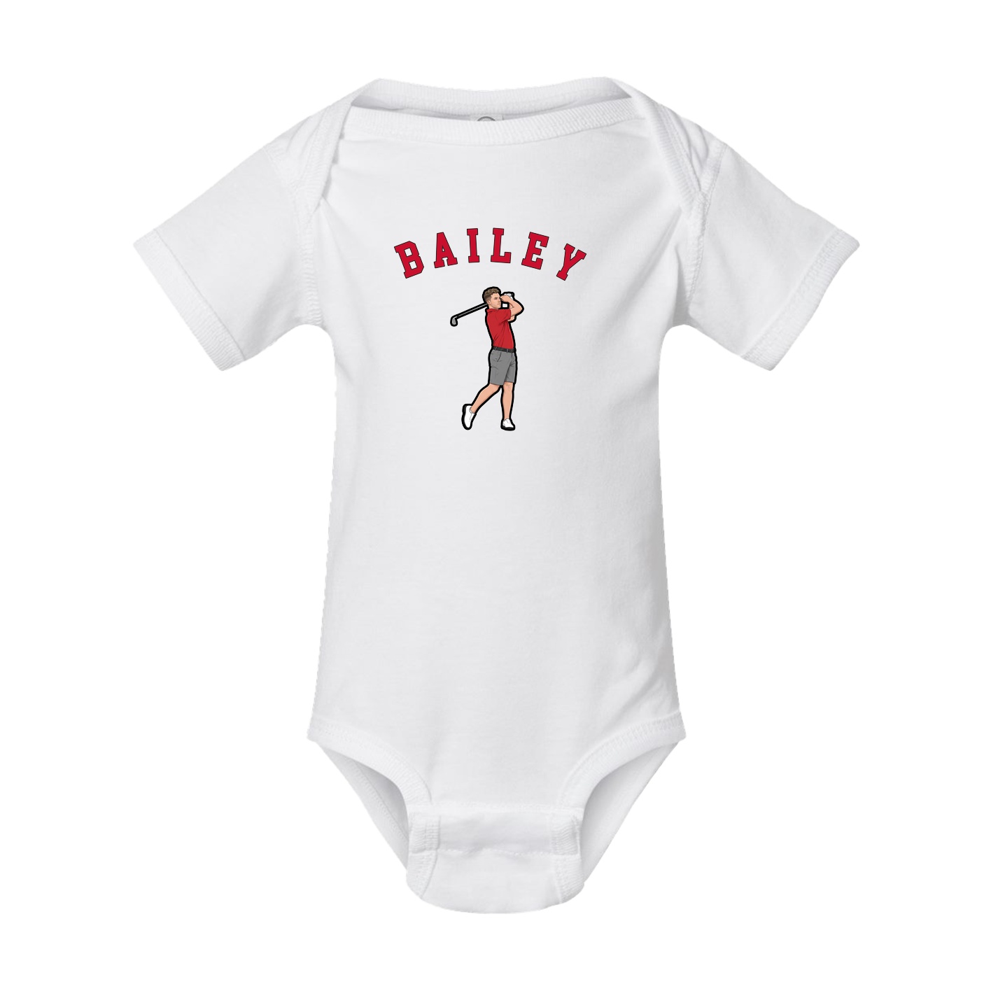Baby Onesie — Shirsey Arch in White