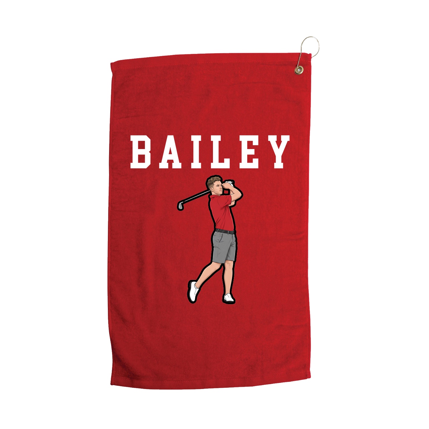 Golf Towel — Shirsey in Red