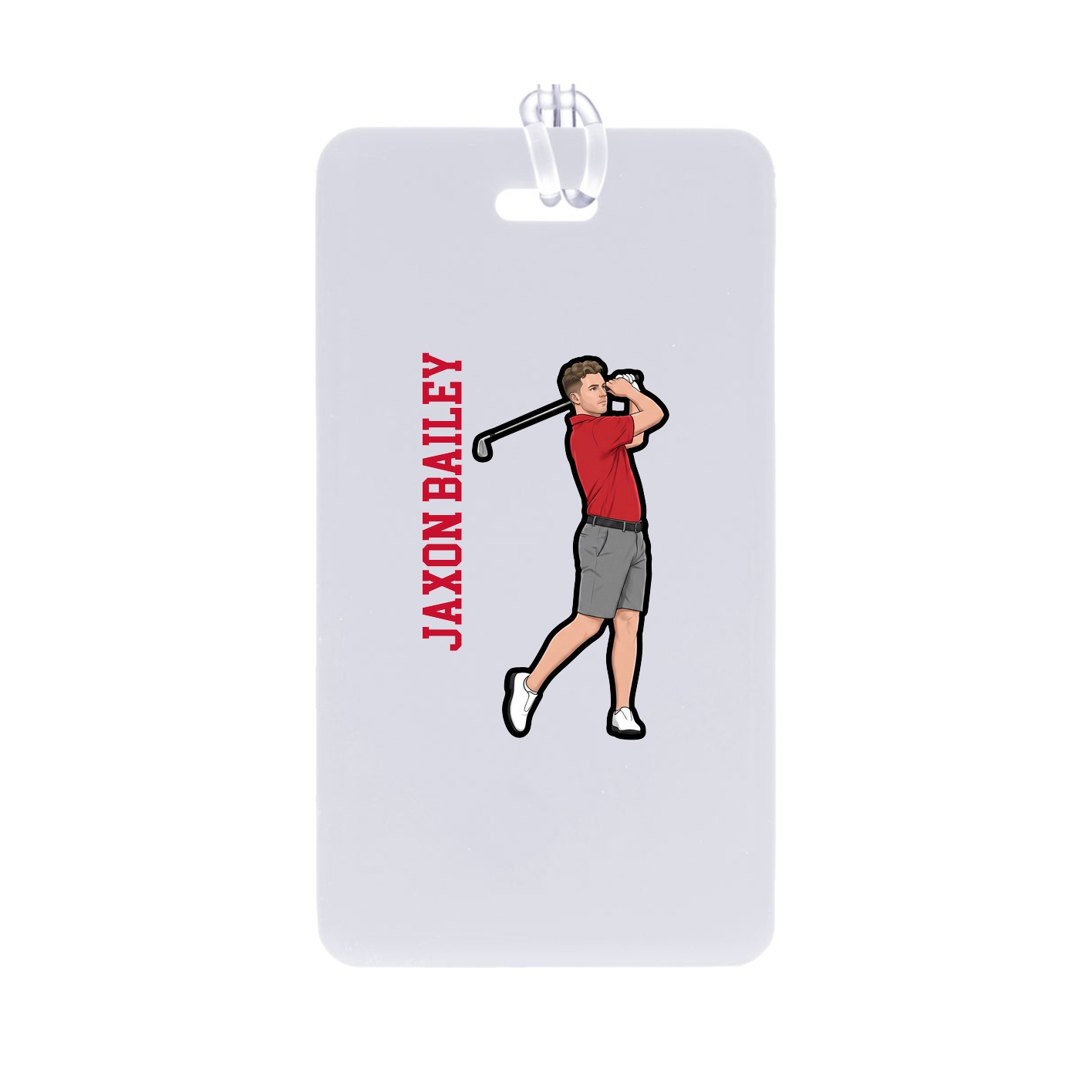 Bag Tag — Name Vertical in Classic