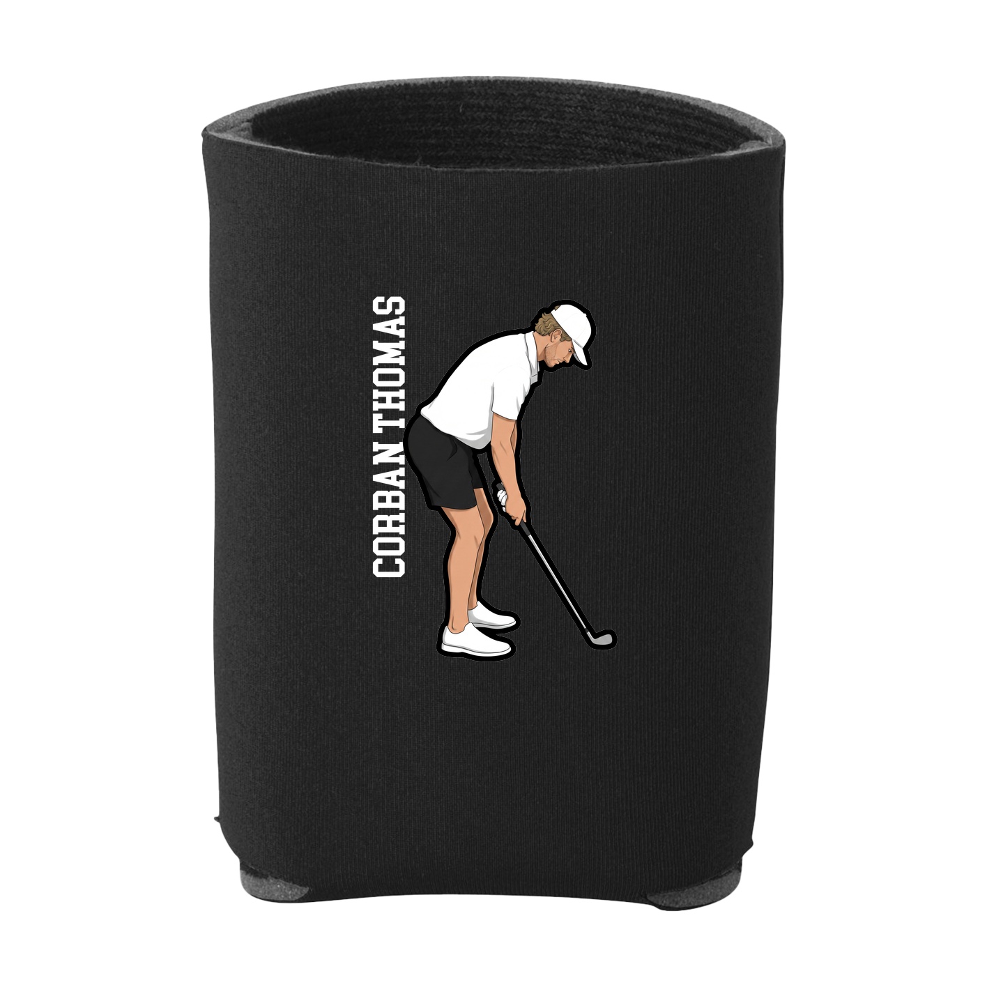 Can Holder — Name Vertical in Black