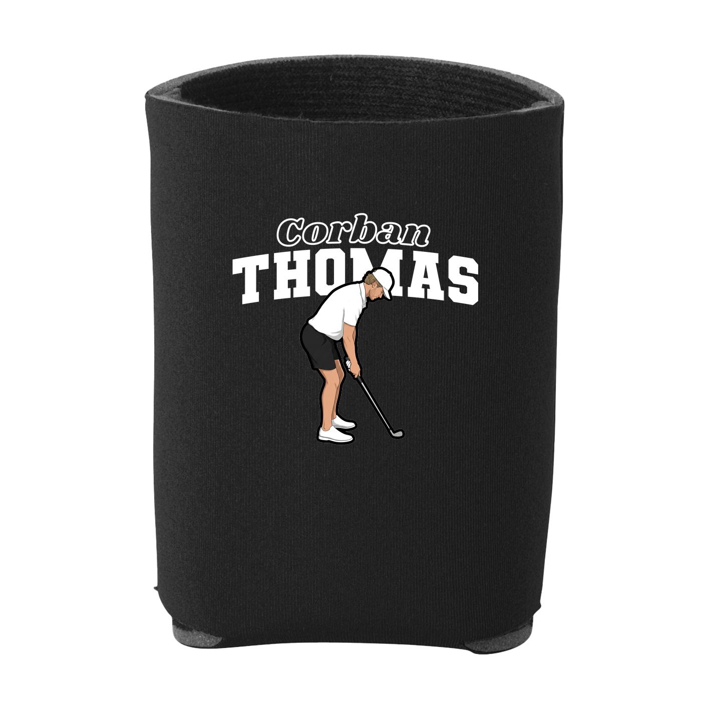 Can Holder — Name Arch in Black