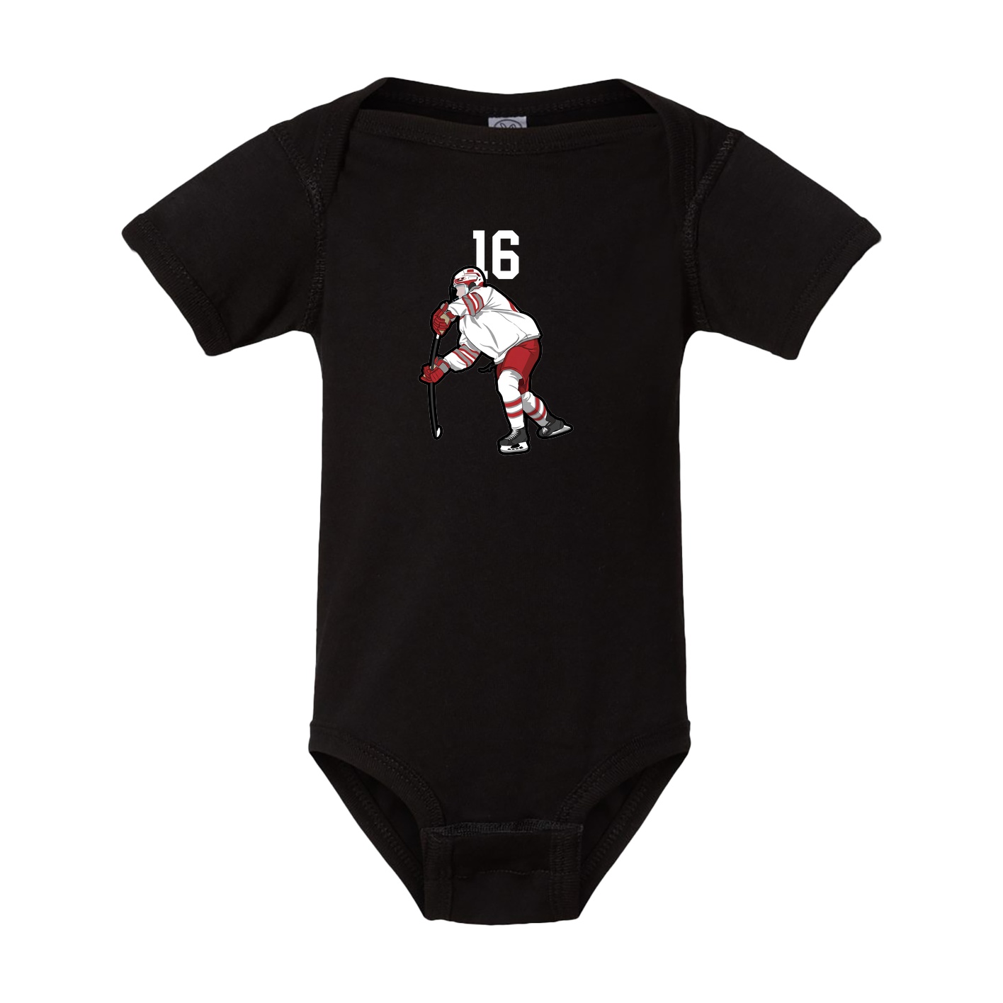 Baby Onesie — Number Top in Black