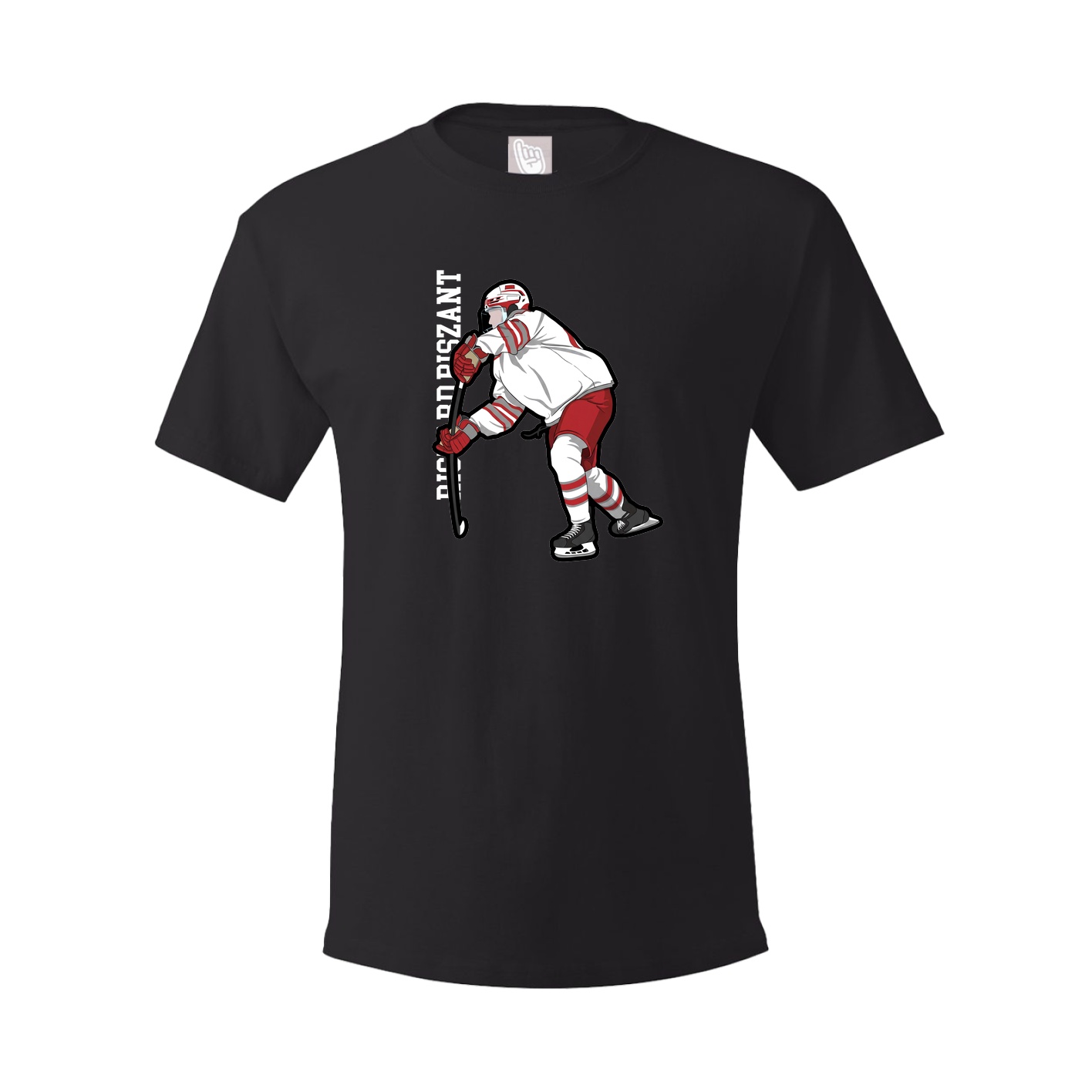Youth Tee — Name Vertical in Black