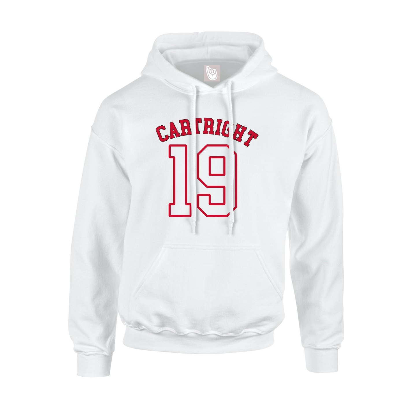 Hoodie — Shirsey Arch in White