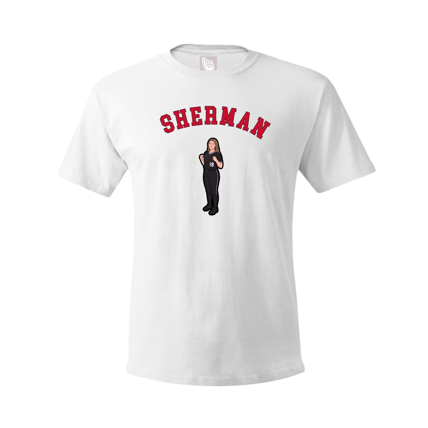 Tee — Shirsey Arch in White