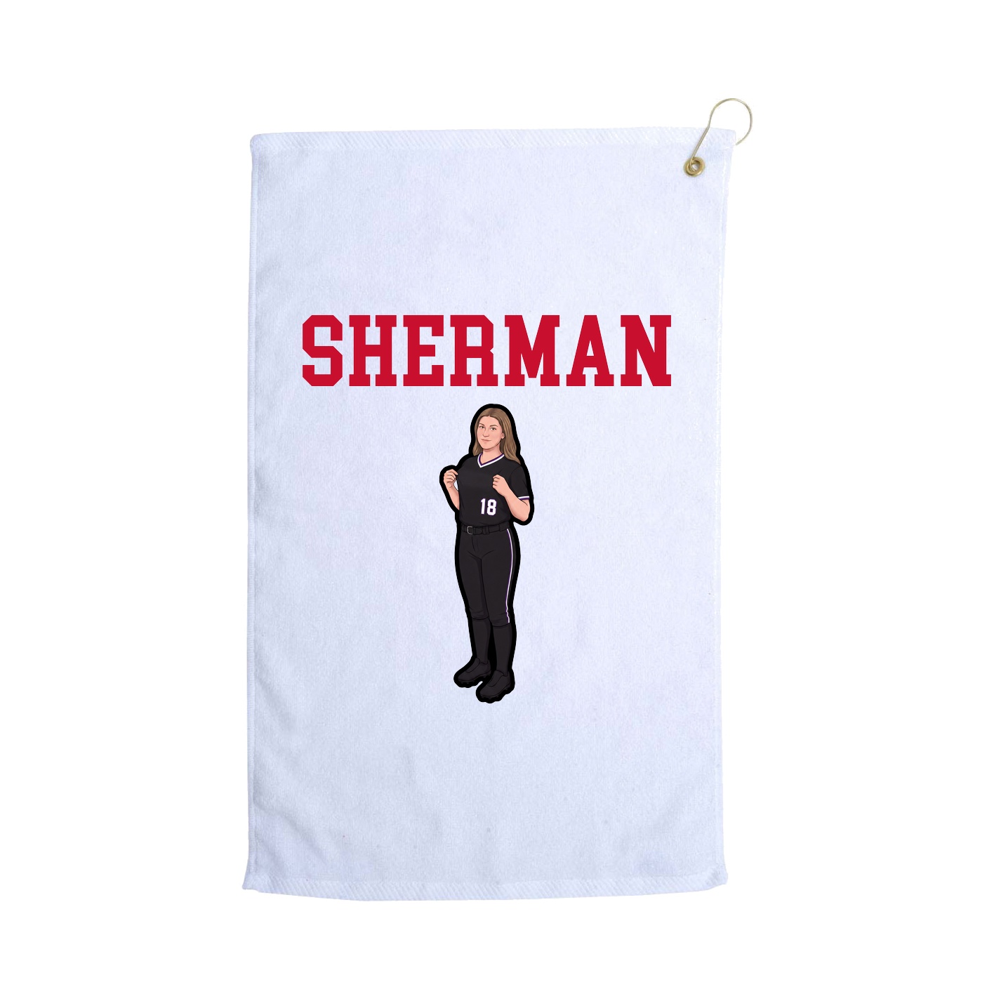 Golf Towel — Shirsey in White