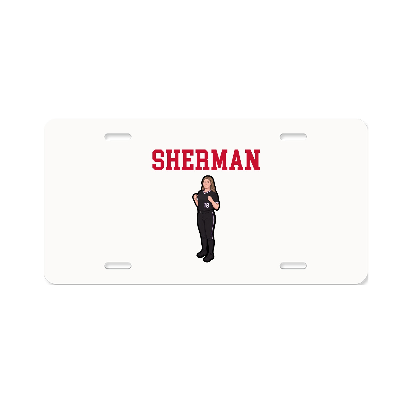 License Plate — Shirsey in Classic