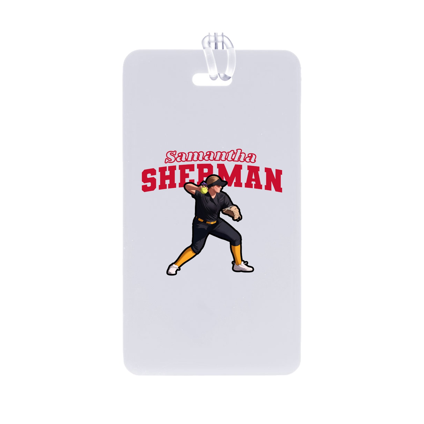 Bag Tag — Name Arch in Classic