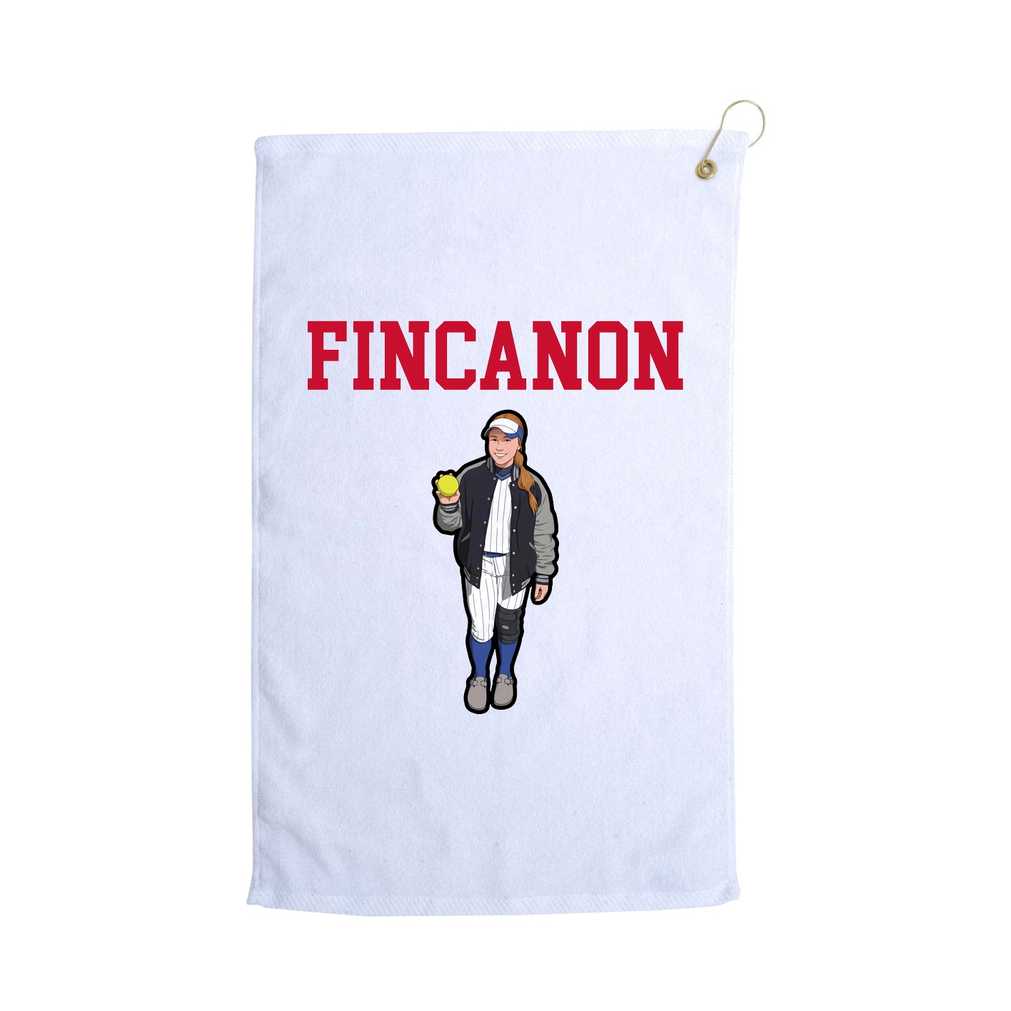 Golf Towel — Shirsey in White