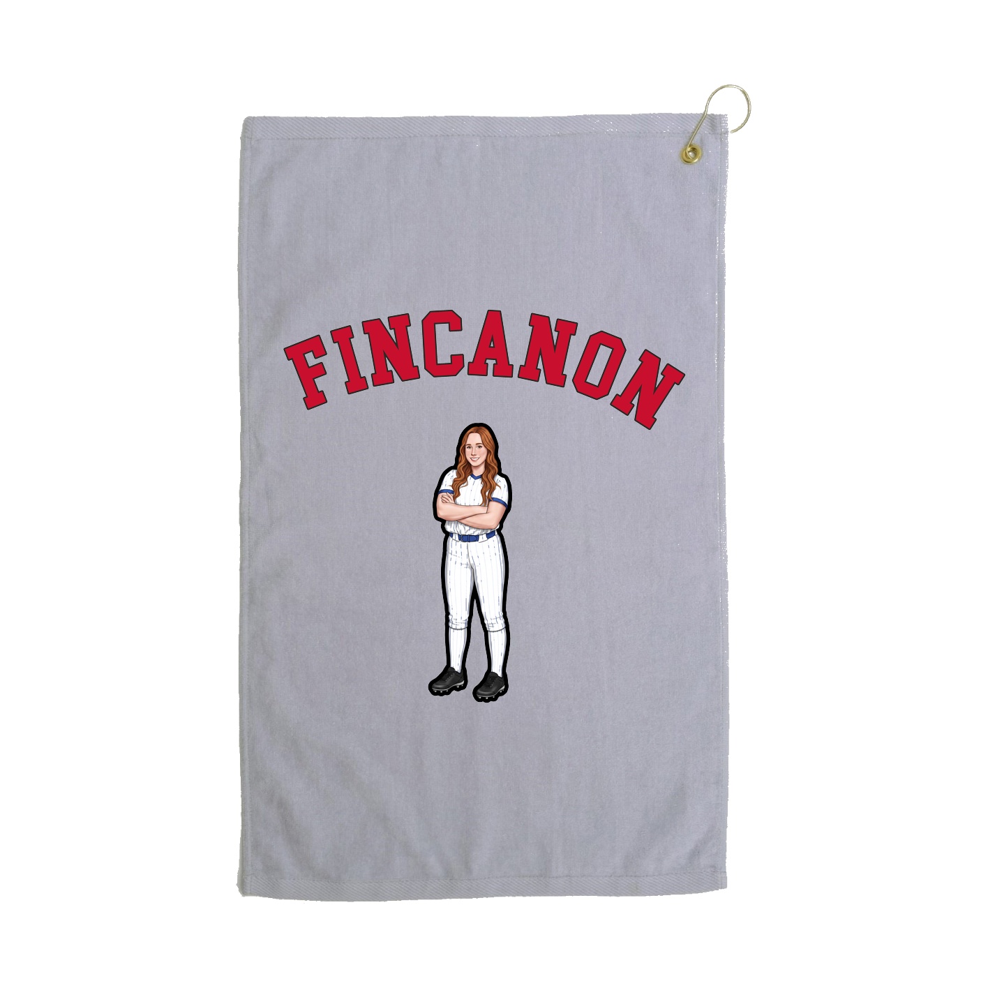 Golf Towel — Shirsey Arch in Grey