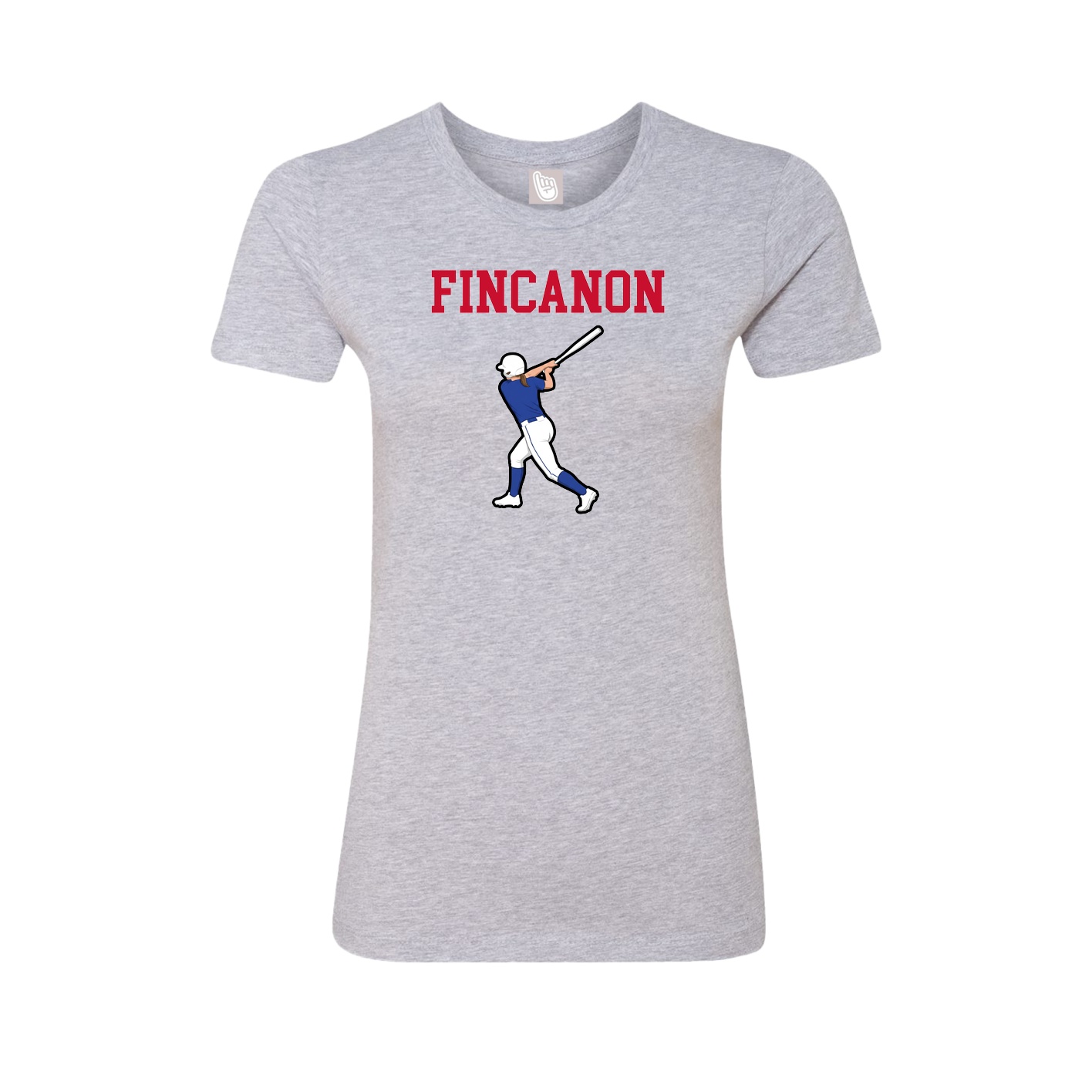 Fitted Women's Tee — Shirsey in Grey