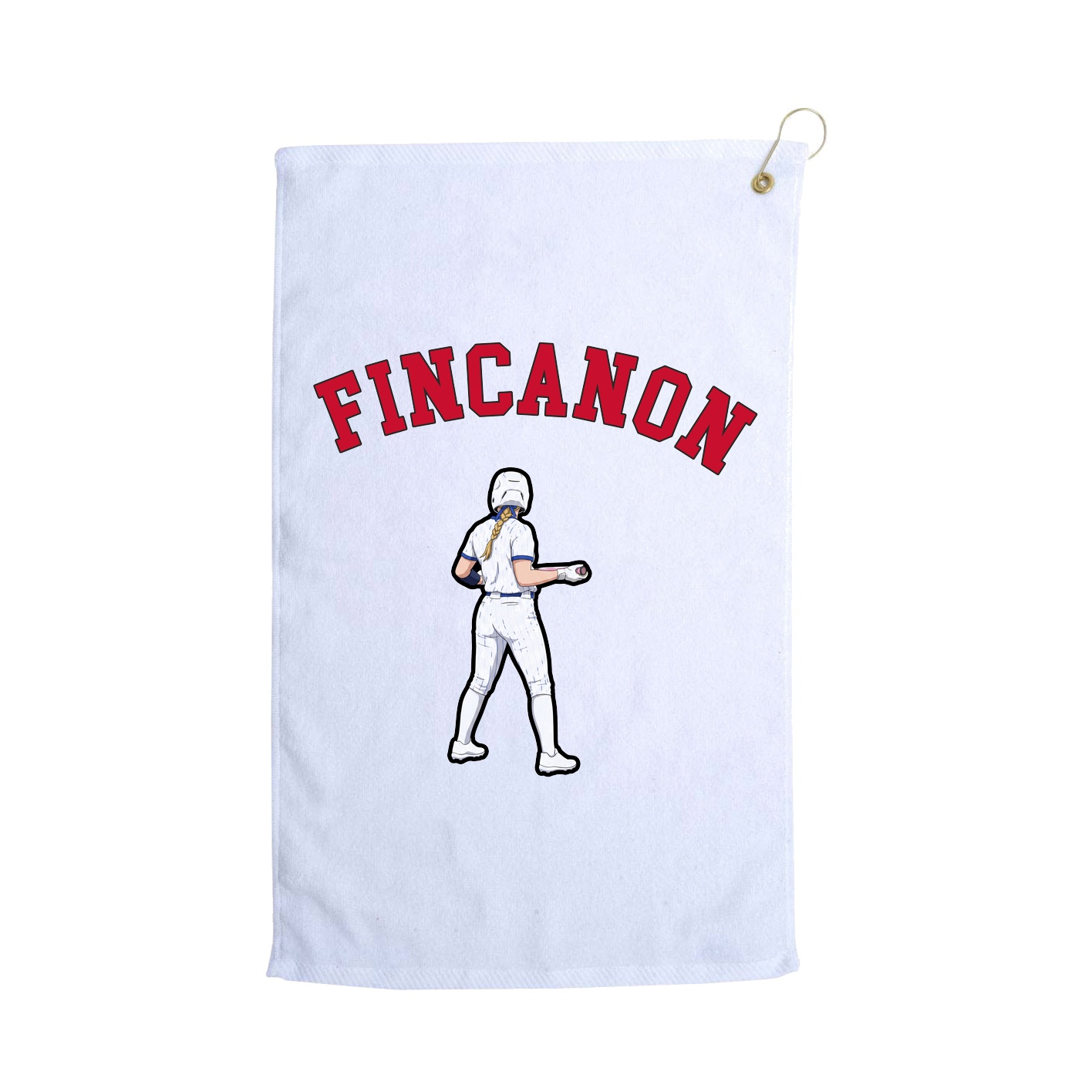 Golf Towel — Shirsey Arch in White