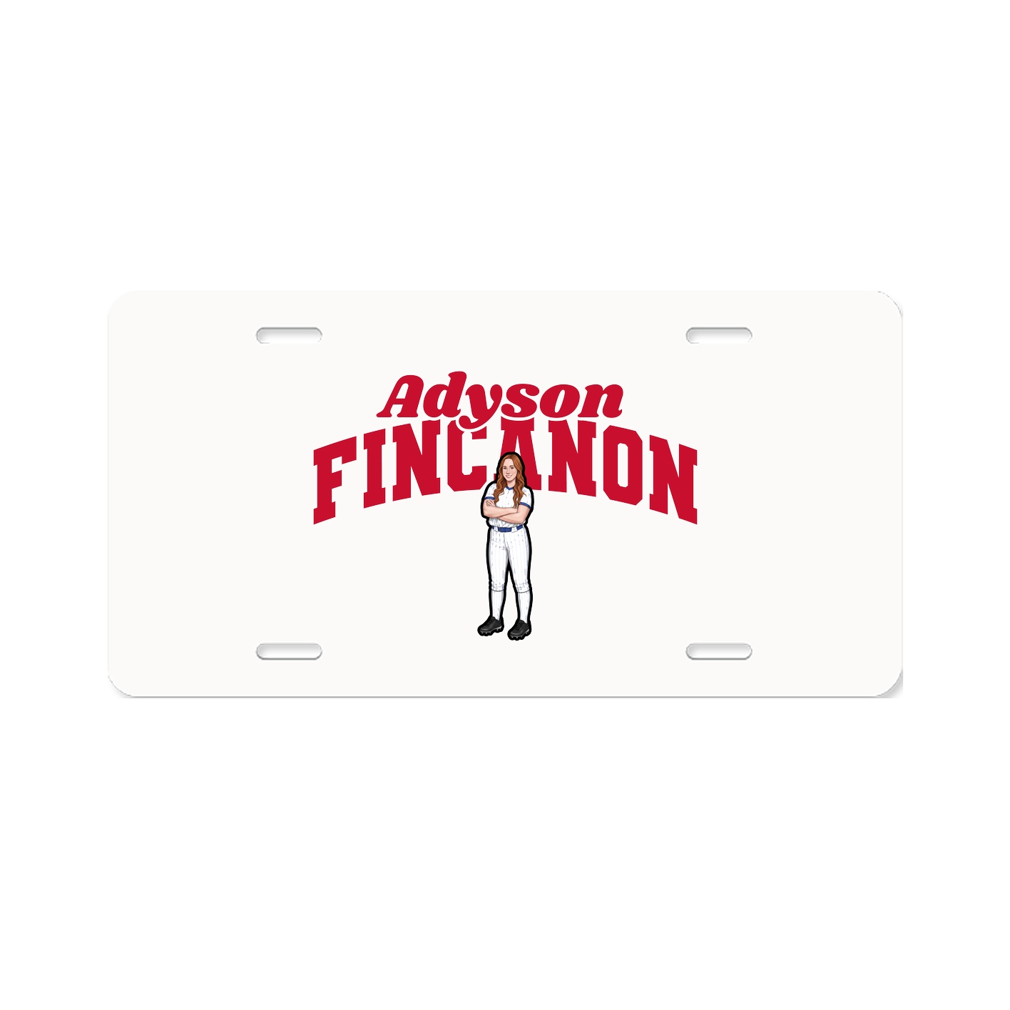License Plate — Signature Arch in Classic