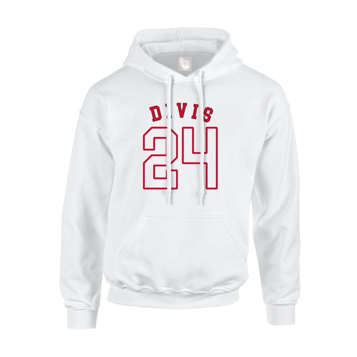 Hoodie — Shirsey Arch in White