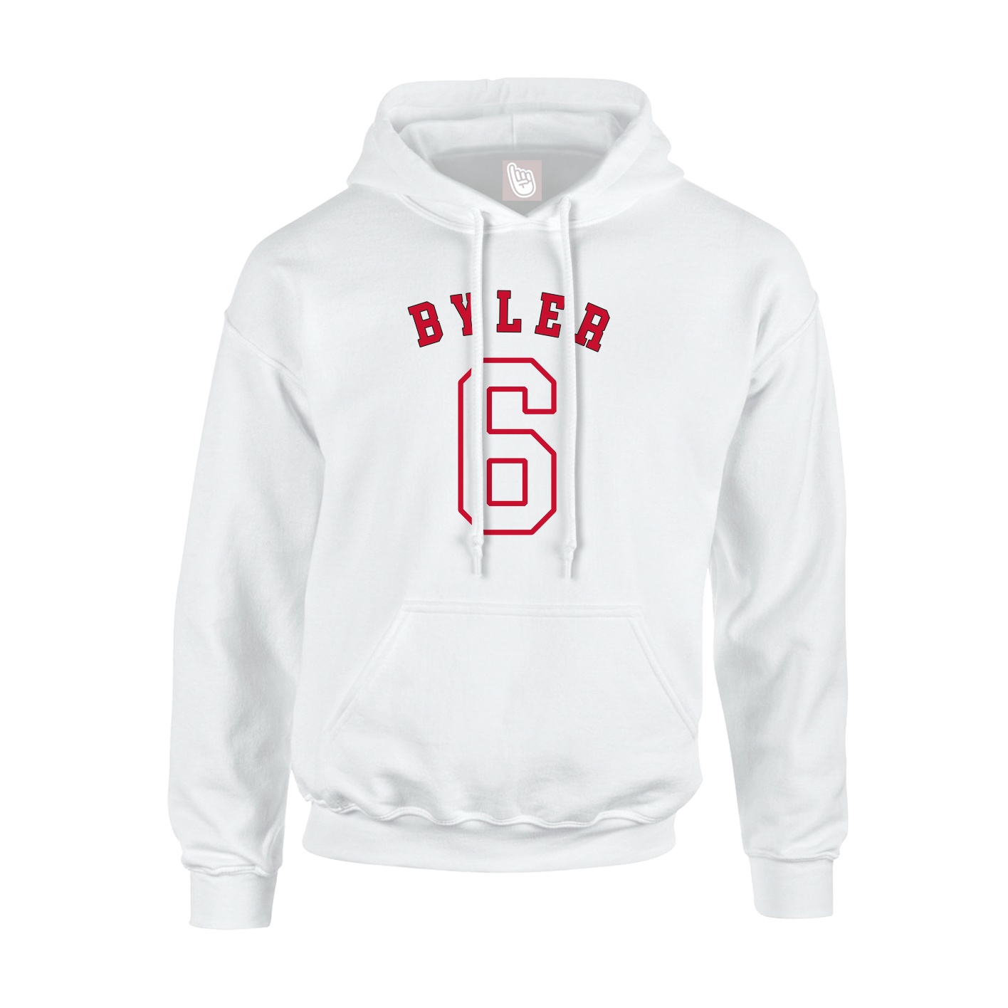 Hoodie — Shirsey Arch in White