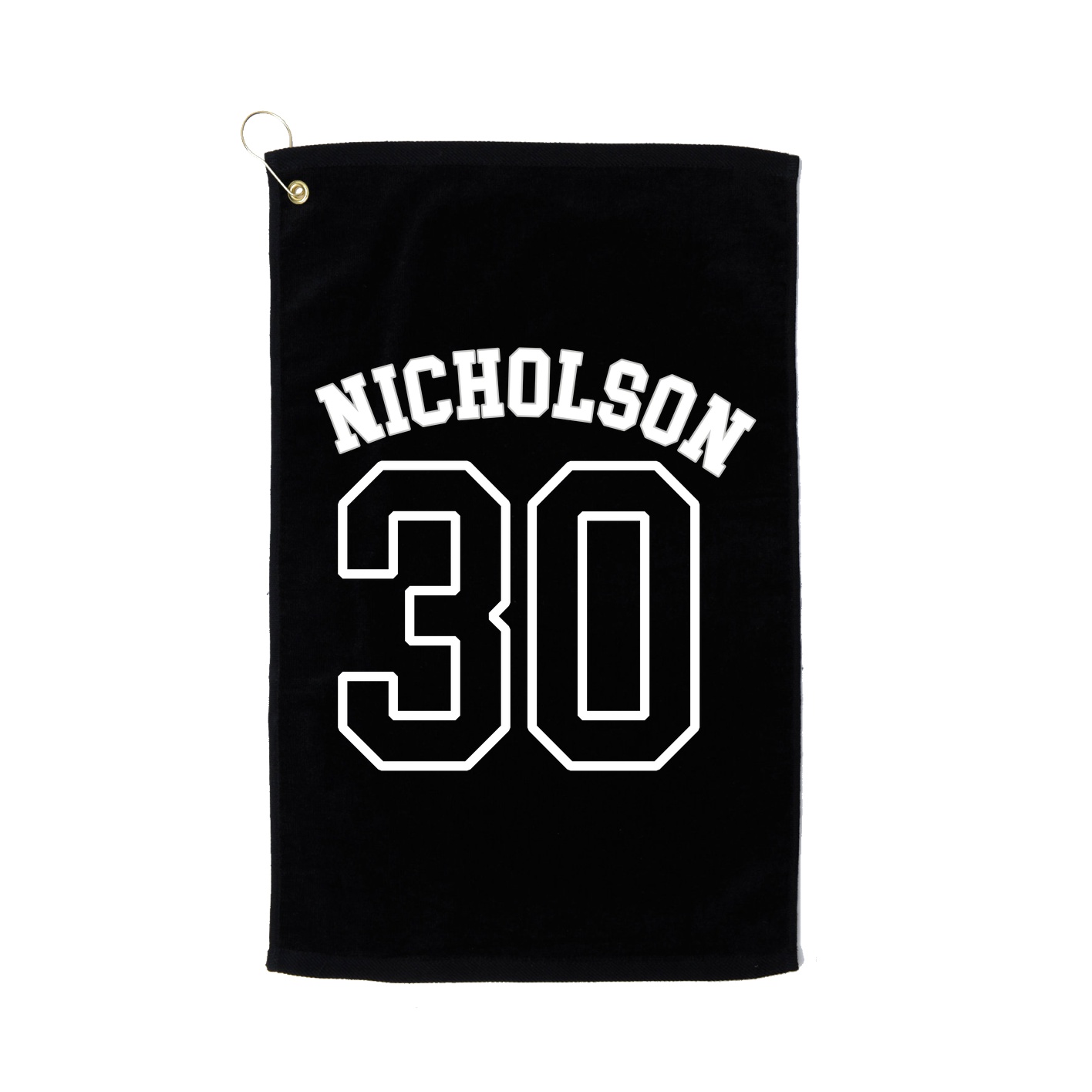 Golf Towel — Shirsey Arch in Black